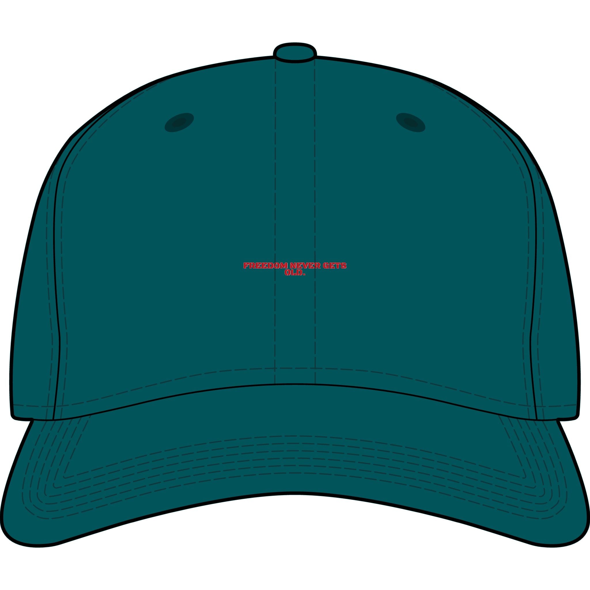 Freedom Never Gets Old. - Trendy Teez Funny Cap mockup