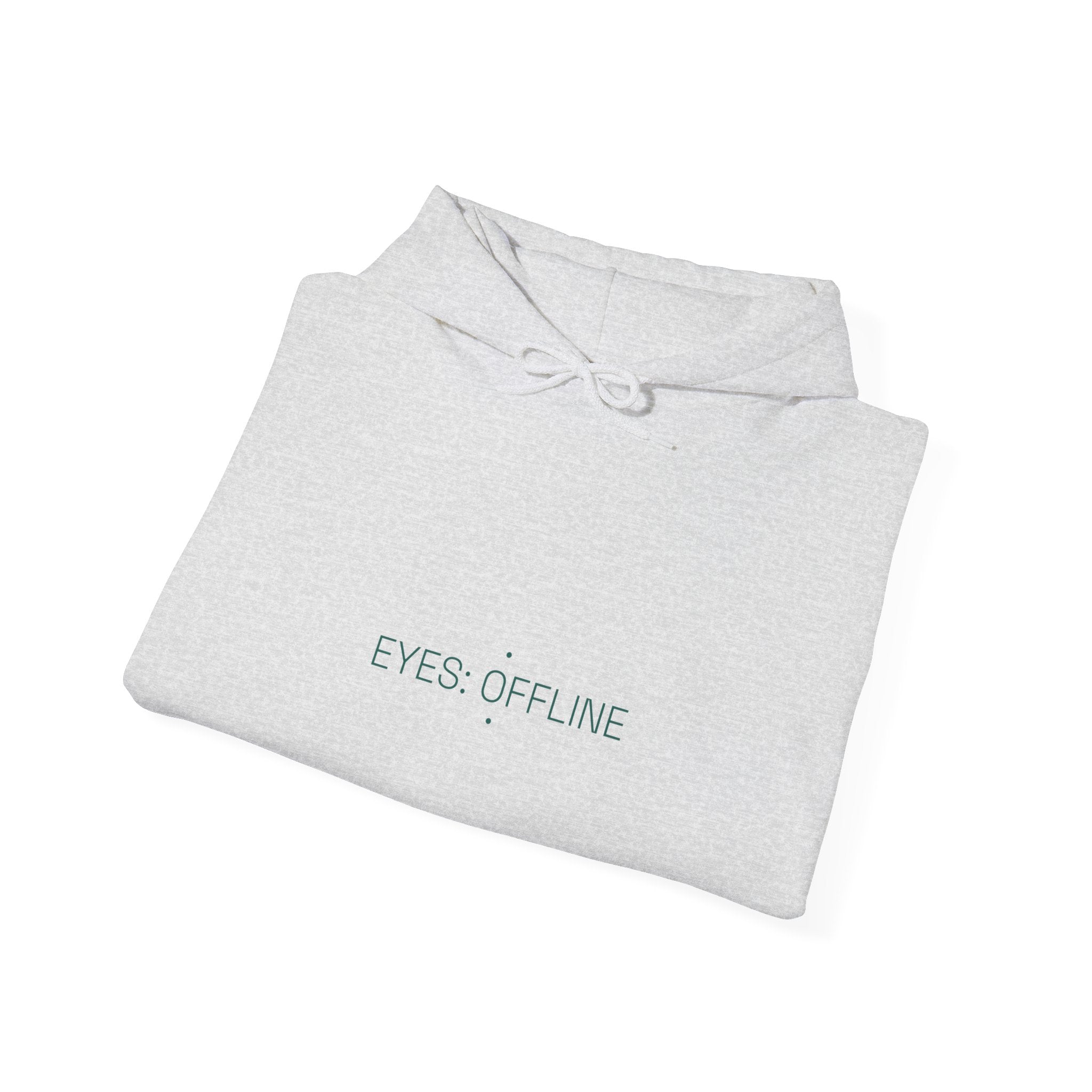 Eyes: Offline - Trendy Teez Funny Hoodie mockup