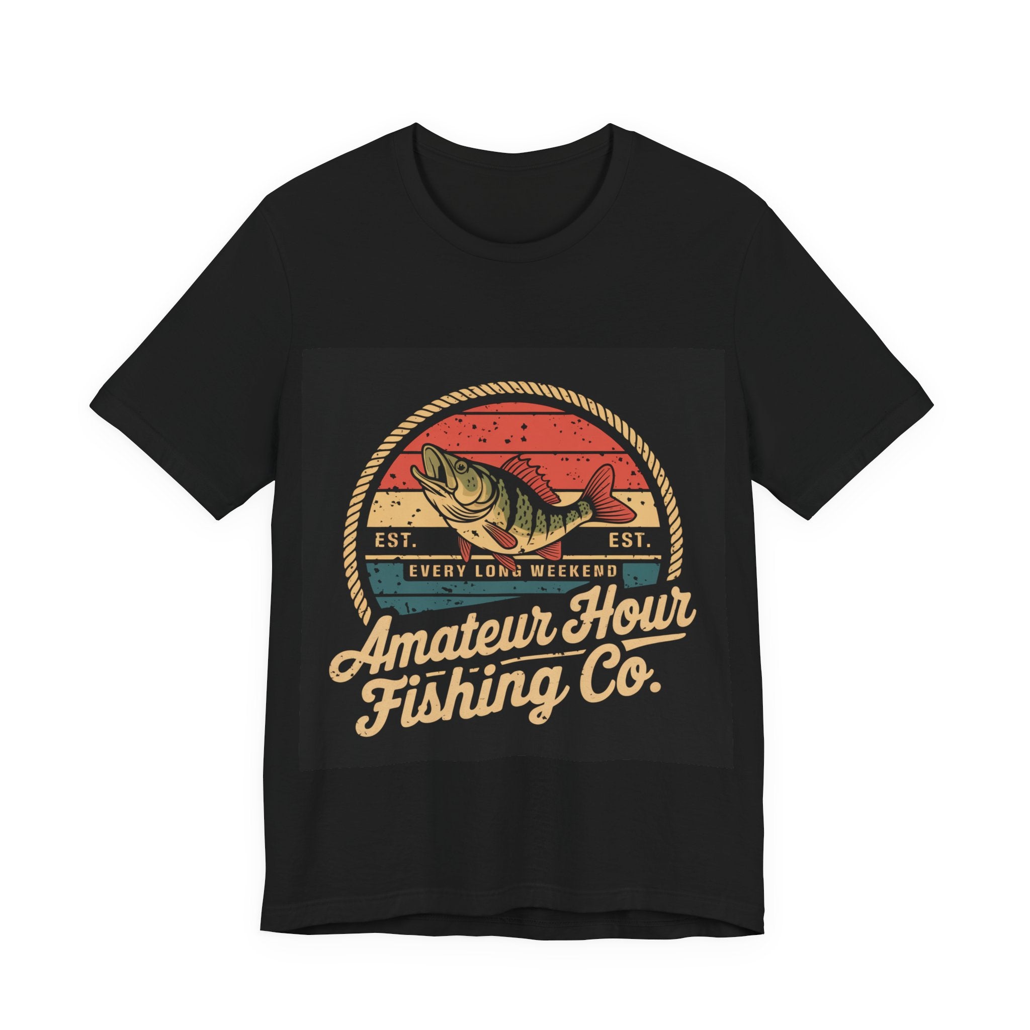 Amateur Hour Fishing Co. - Trendy Teez Funny Tee mockup