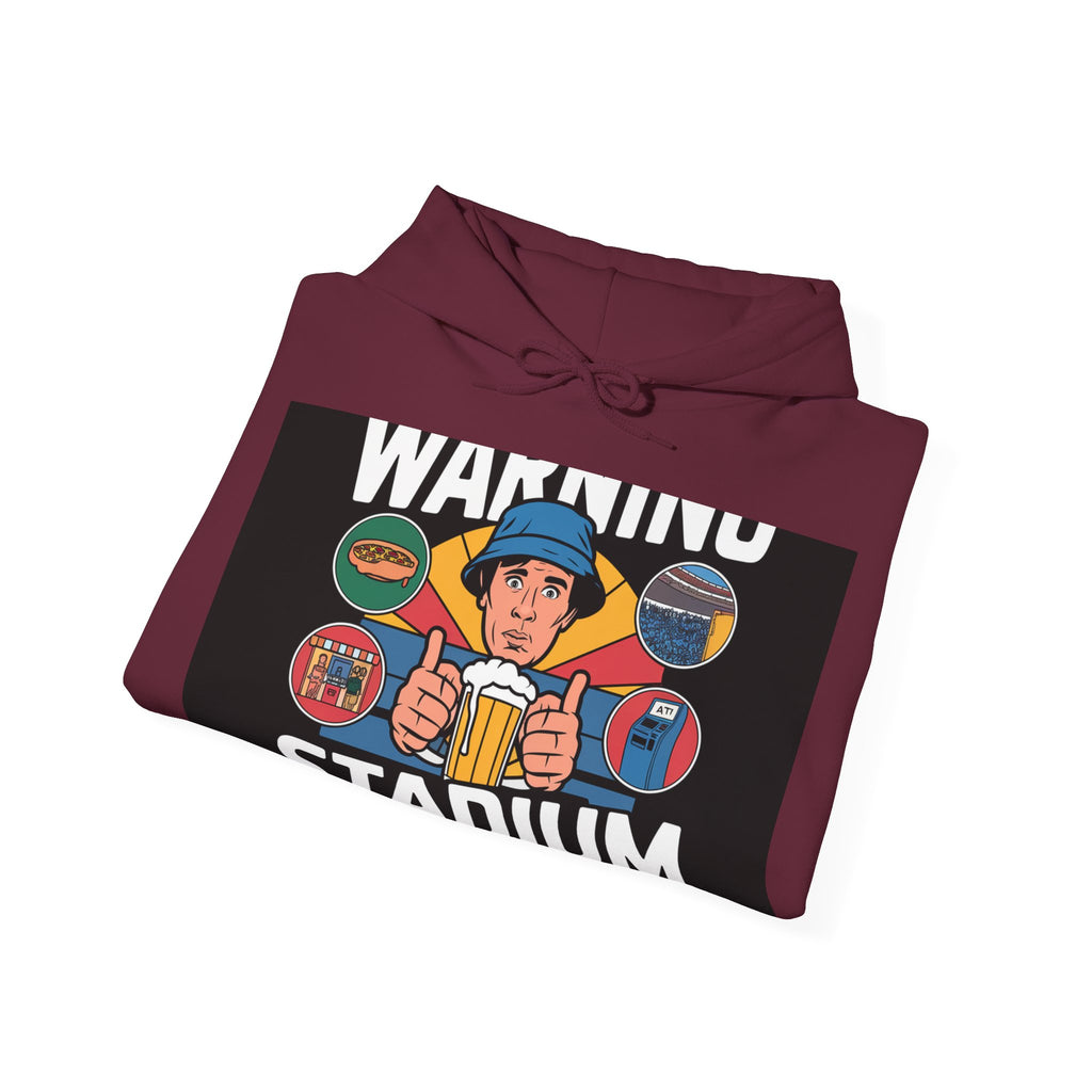 Stadium Survival Guide - Trendy Teez Funny Hoodie mockup