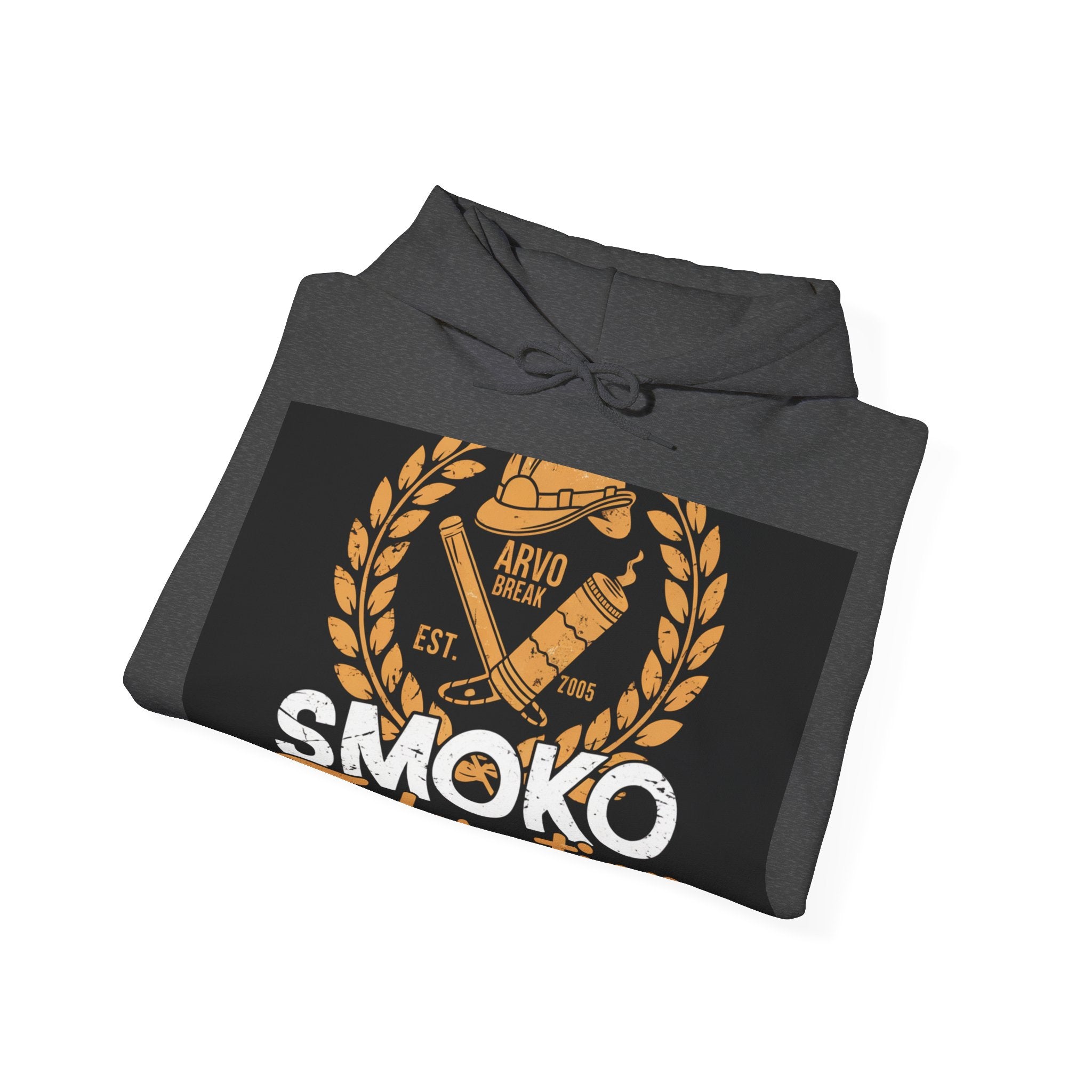 Smoko Federation - Trendy Teez Funny Hoodie mockup