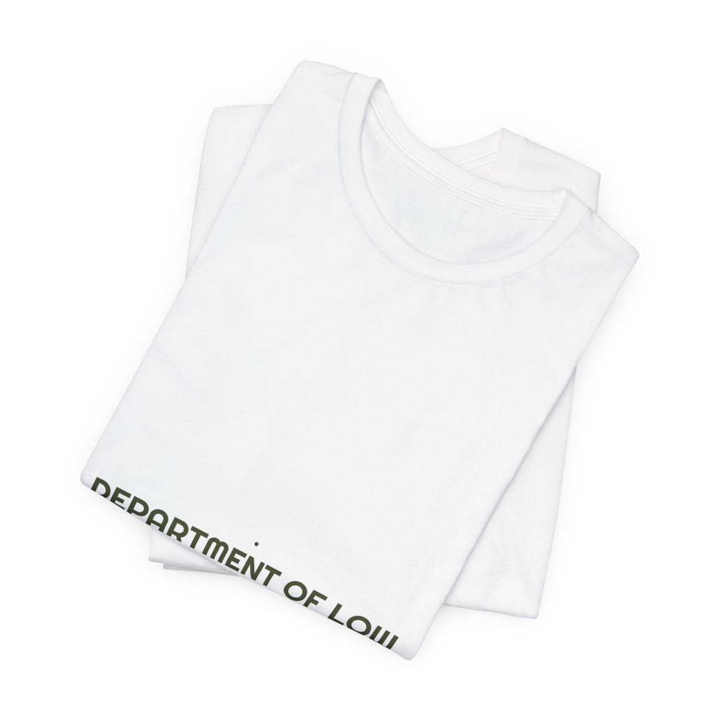 Department Of Low Morale - Trendy Teez Funny Tee mockup