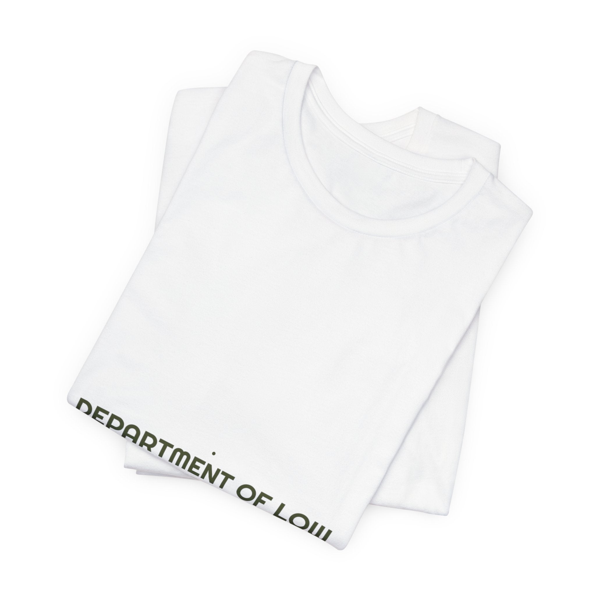 Department Of Low Morale - Trendy Teez Funny Tee mockup