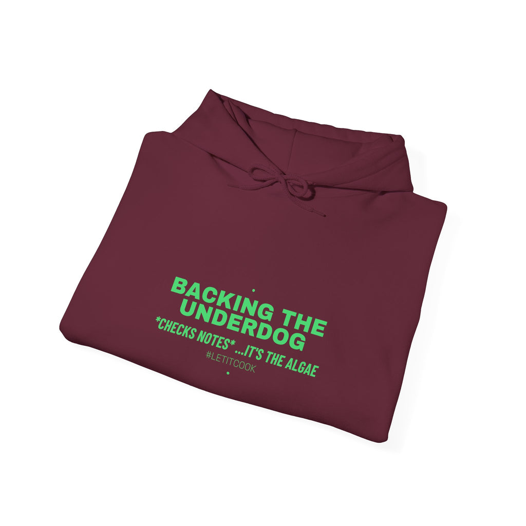 Backing The Underdog - Trendy Teez Funny Hoodie mockup