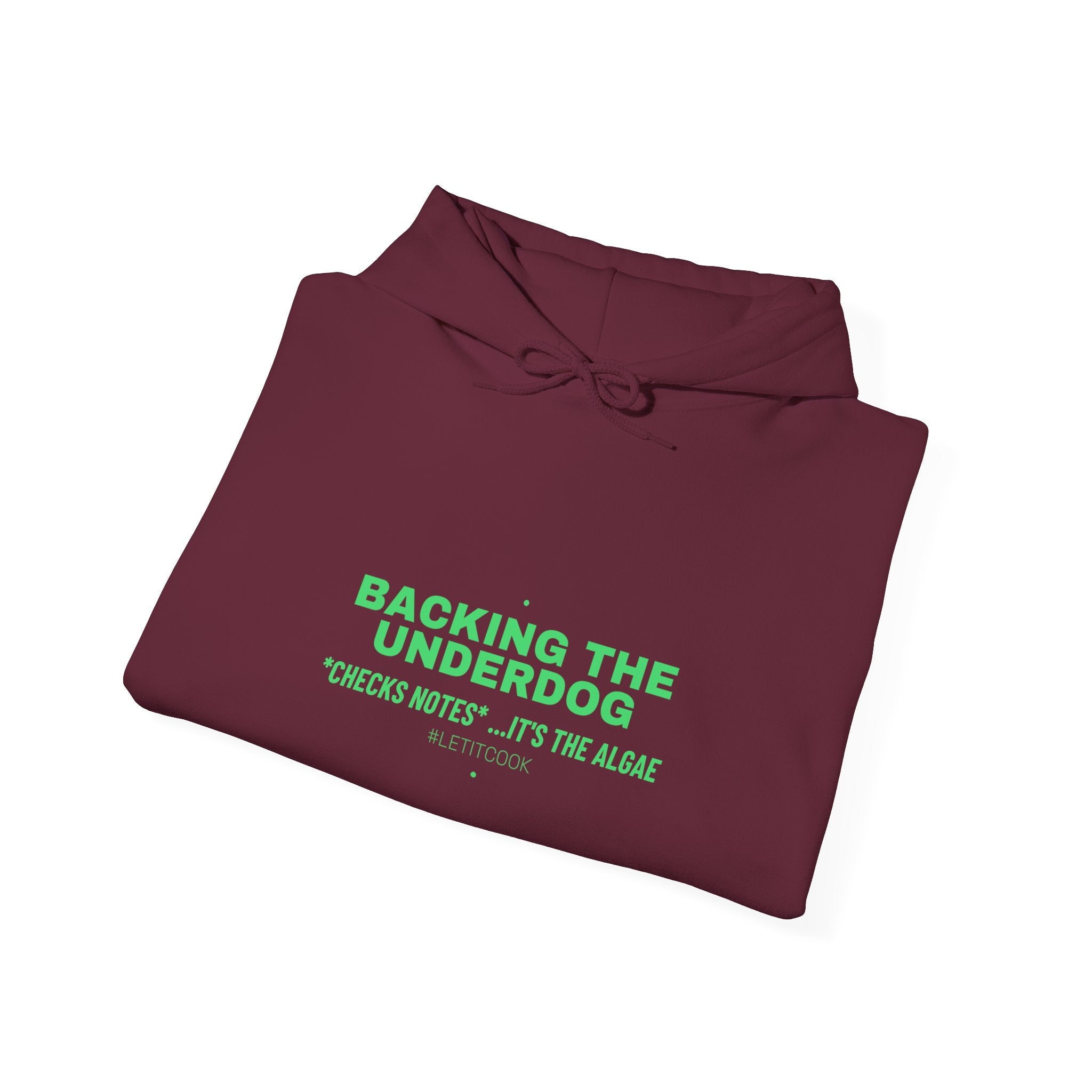 Backing The Underdog - Trendy Teez Funny Hoodie mockup