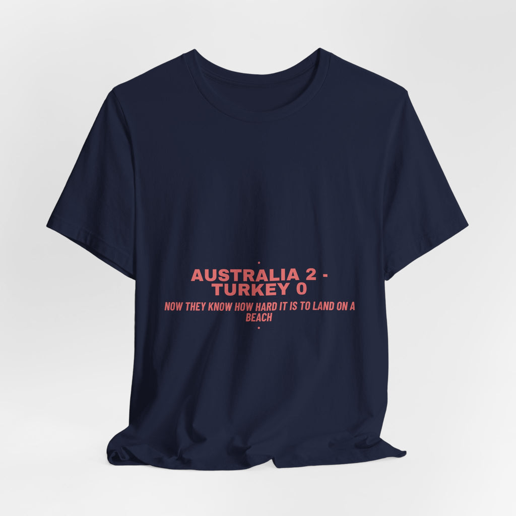 Australia 2 - Turkey 0 - Trendy Teez Funny Tee mockup