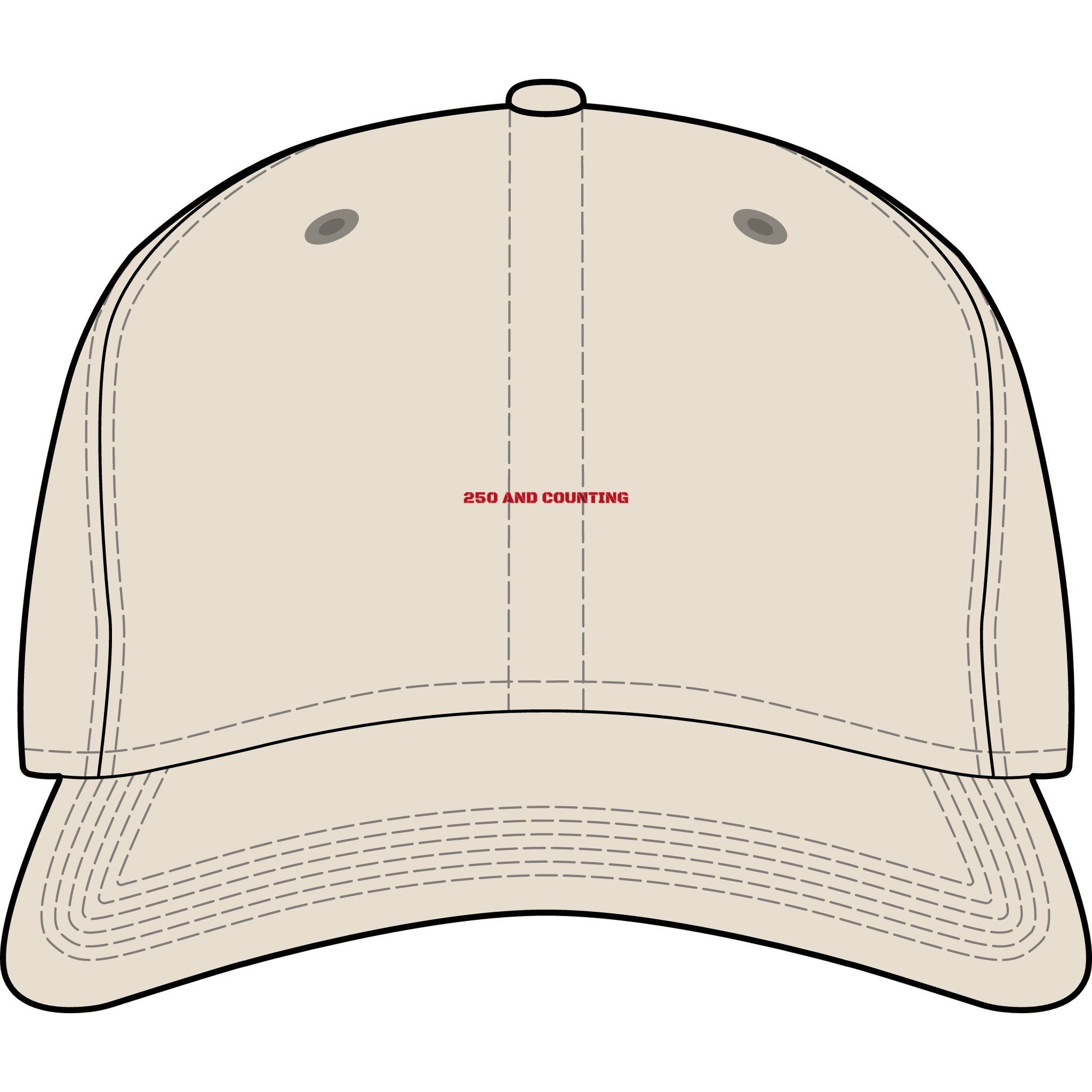 250 And Counting - Trendy Teez Funny Cap mockup