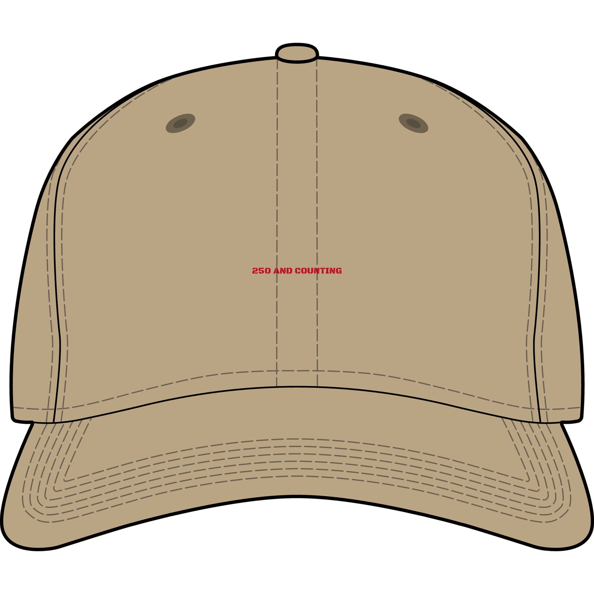 250 And Counting - Trendy Teez Funny Cap mockup