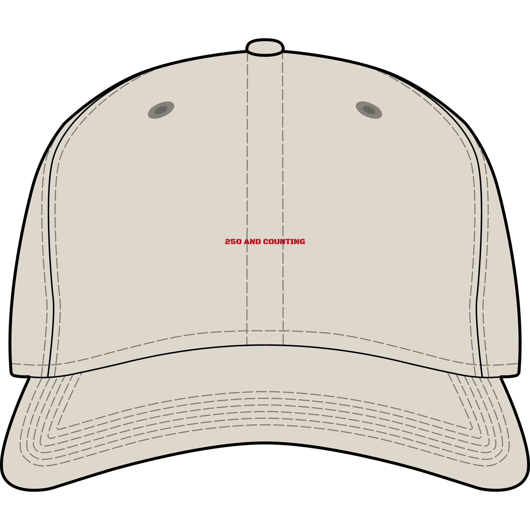 250 And Counting - Trendy Teez Funny Cap mockup