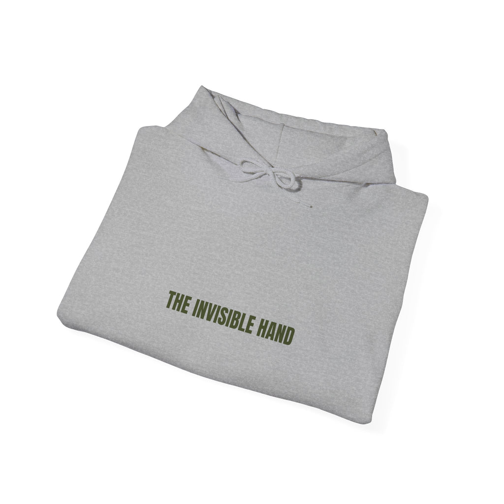 The Invisible Hand - Trendy Teez Funny Hoodie mockup