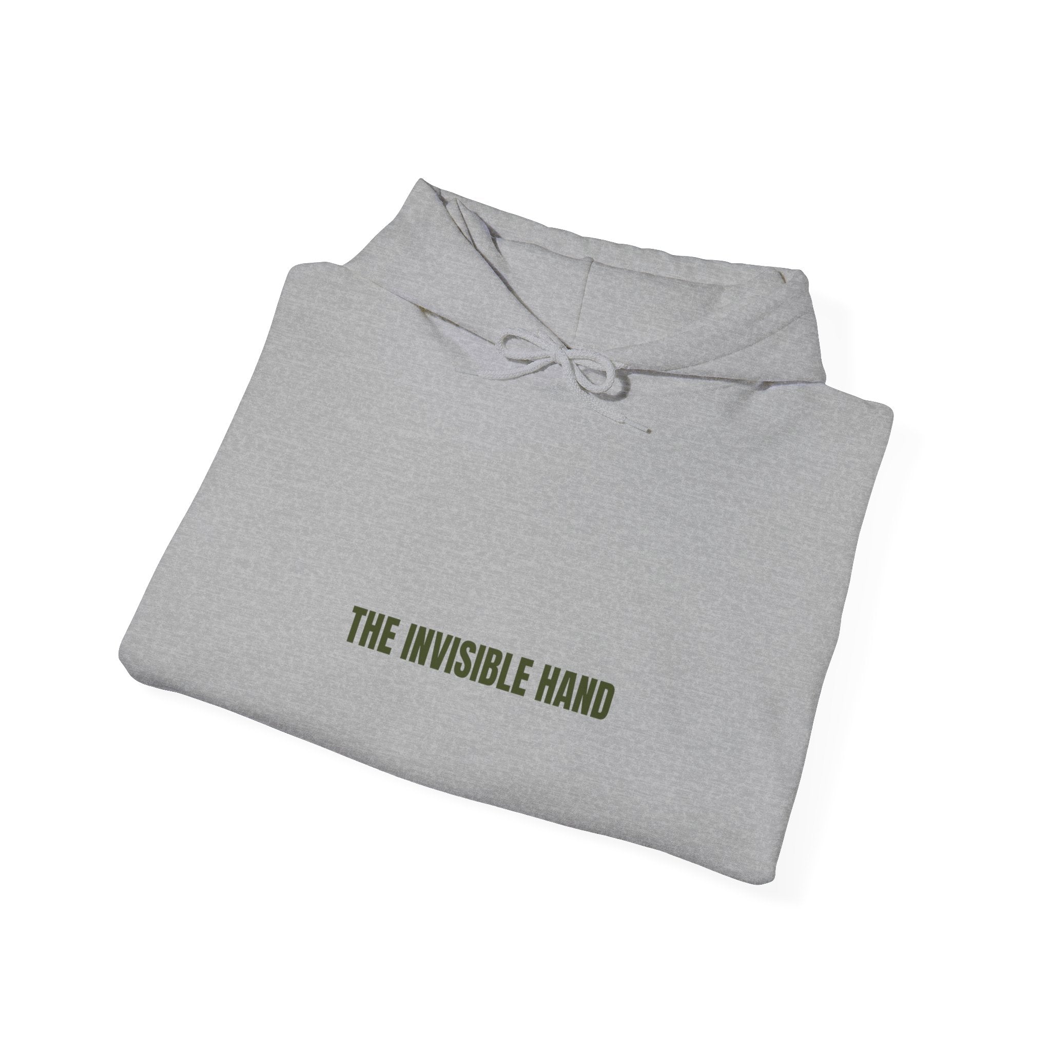 The Invisible Hand - Trendy Teez Funny Hoodie mockup