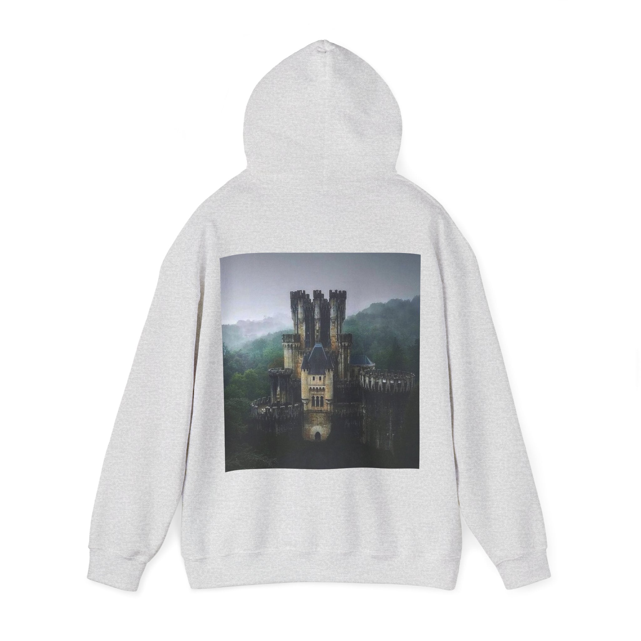 Butrón Castle (Gatika, Spain) — Hard Hoodie (Back Print)