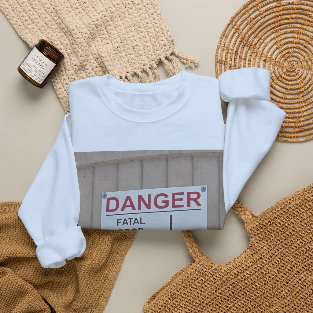 A Sign In A Plaza Near My House. This Wall Back... — Hard Crewneck