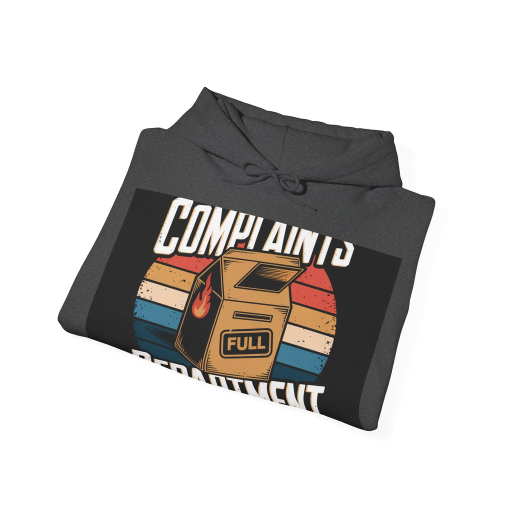 Complaints Department - Trendy Teez Funny Hoodie mockup