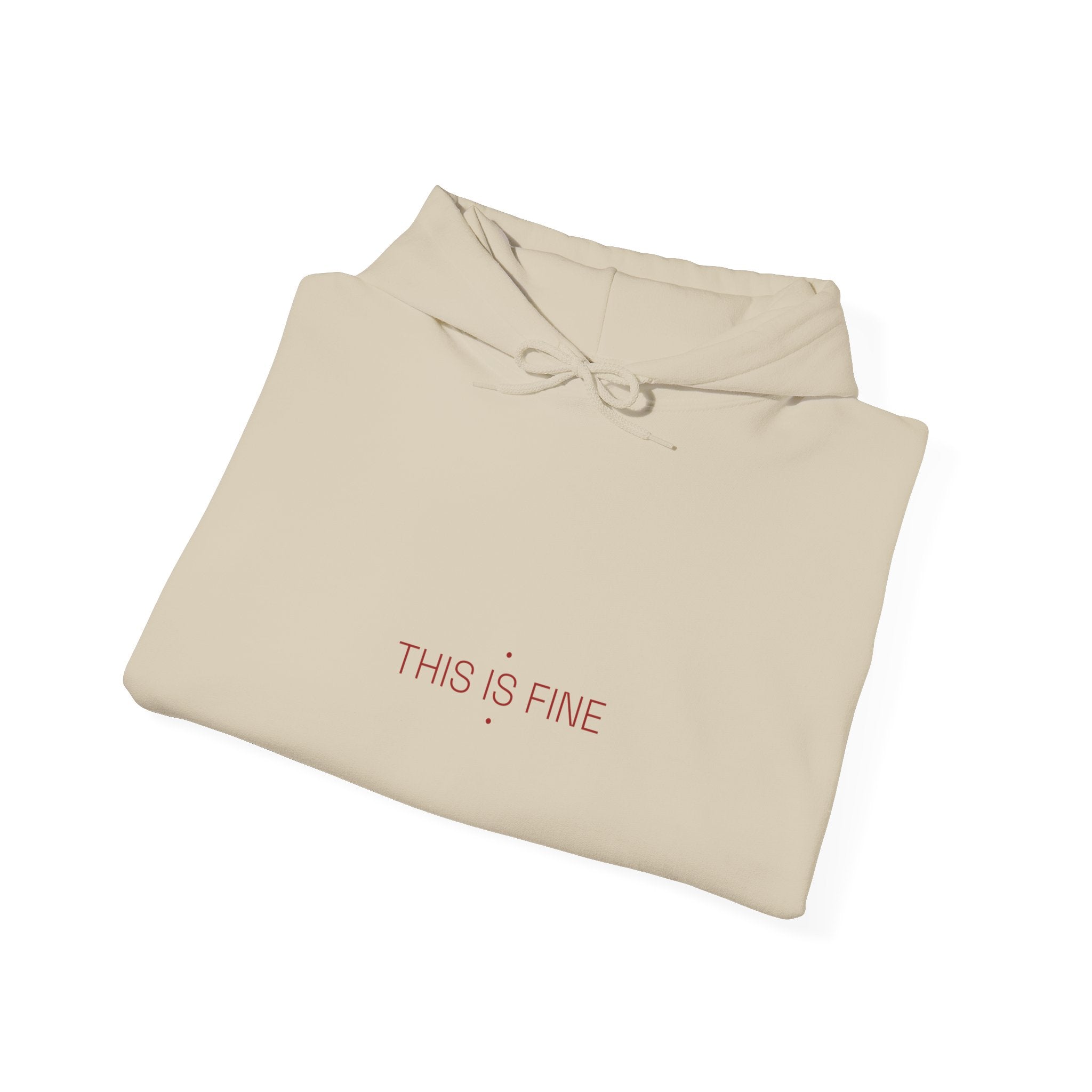 This Is Fine - Trendy Teez Funny Hoodie mockup