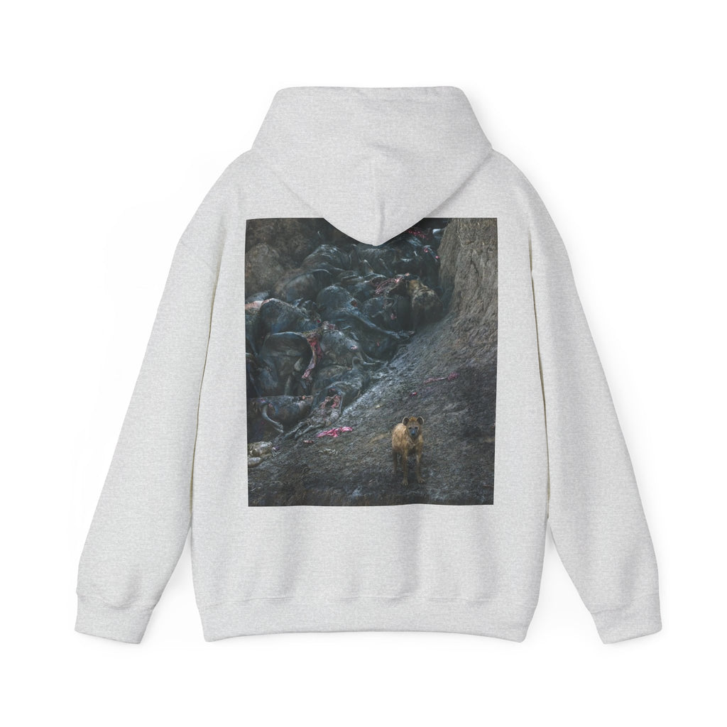 Feast / In The Surge To Cross The Mara River Th... — Hard Hoodie (Back Print)
