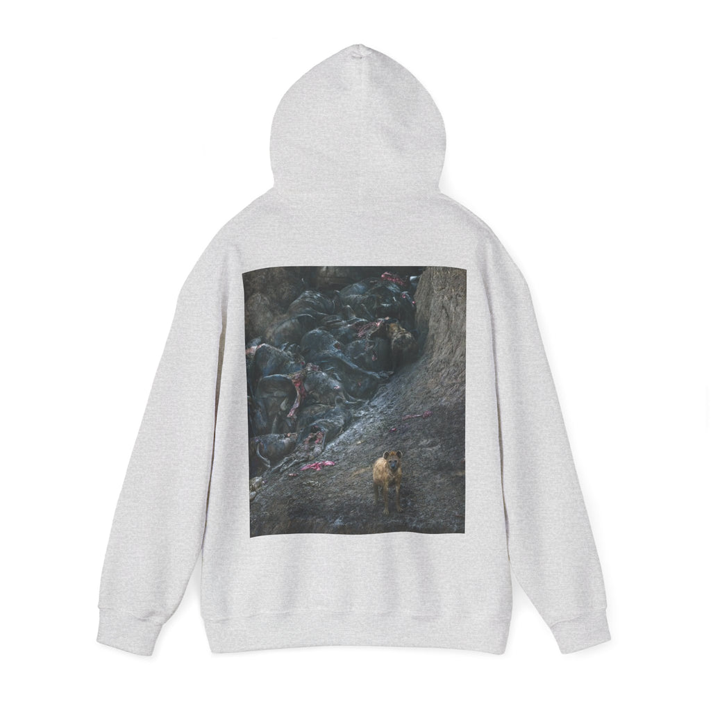 Feast / In The Surge To Cross The Mara River Th... — Hard Hoodie (Back Print)