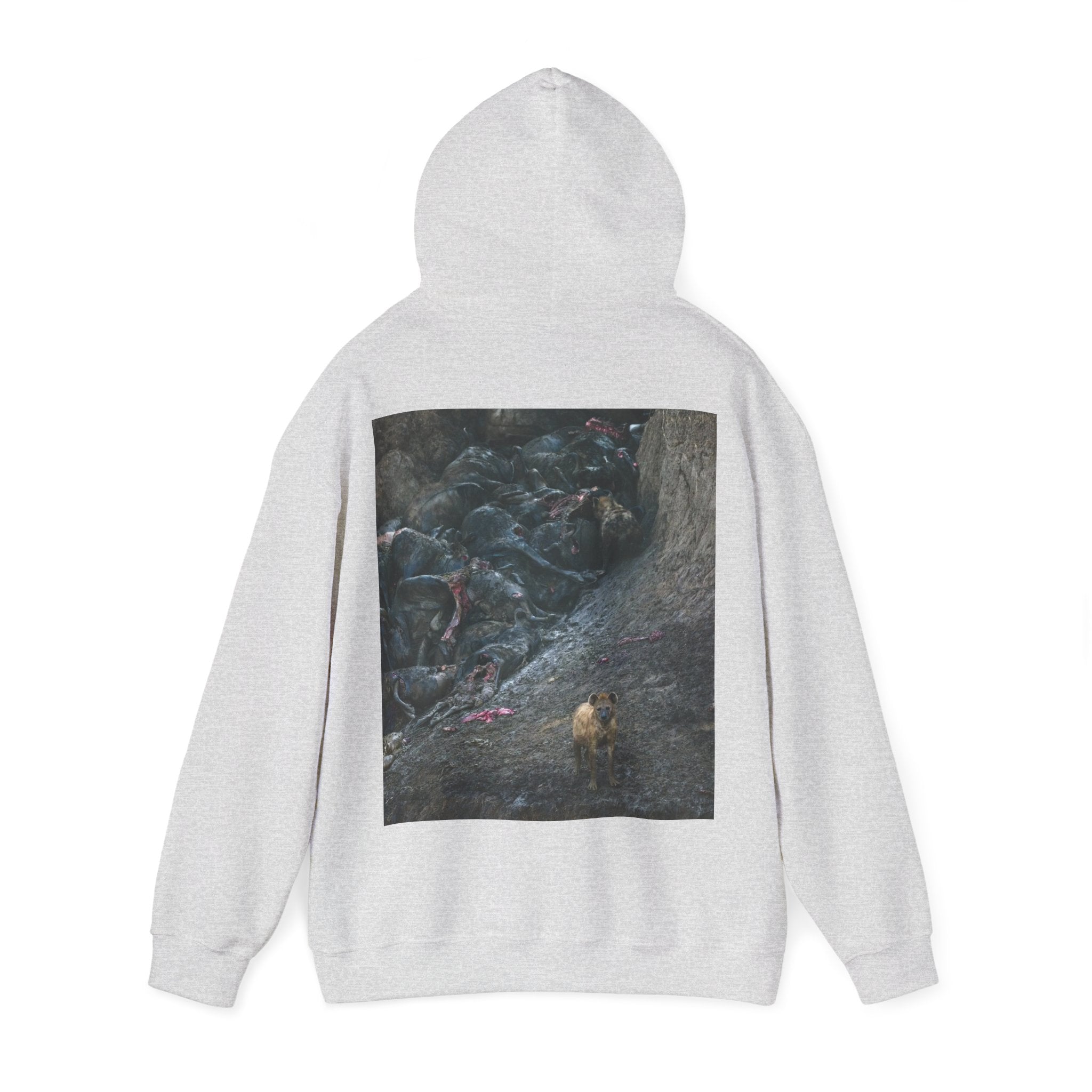 Feast / In The Surge To Cross The Mara River Th... — Hard Hoodie (Back Print)