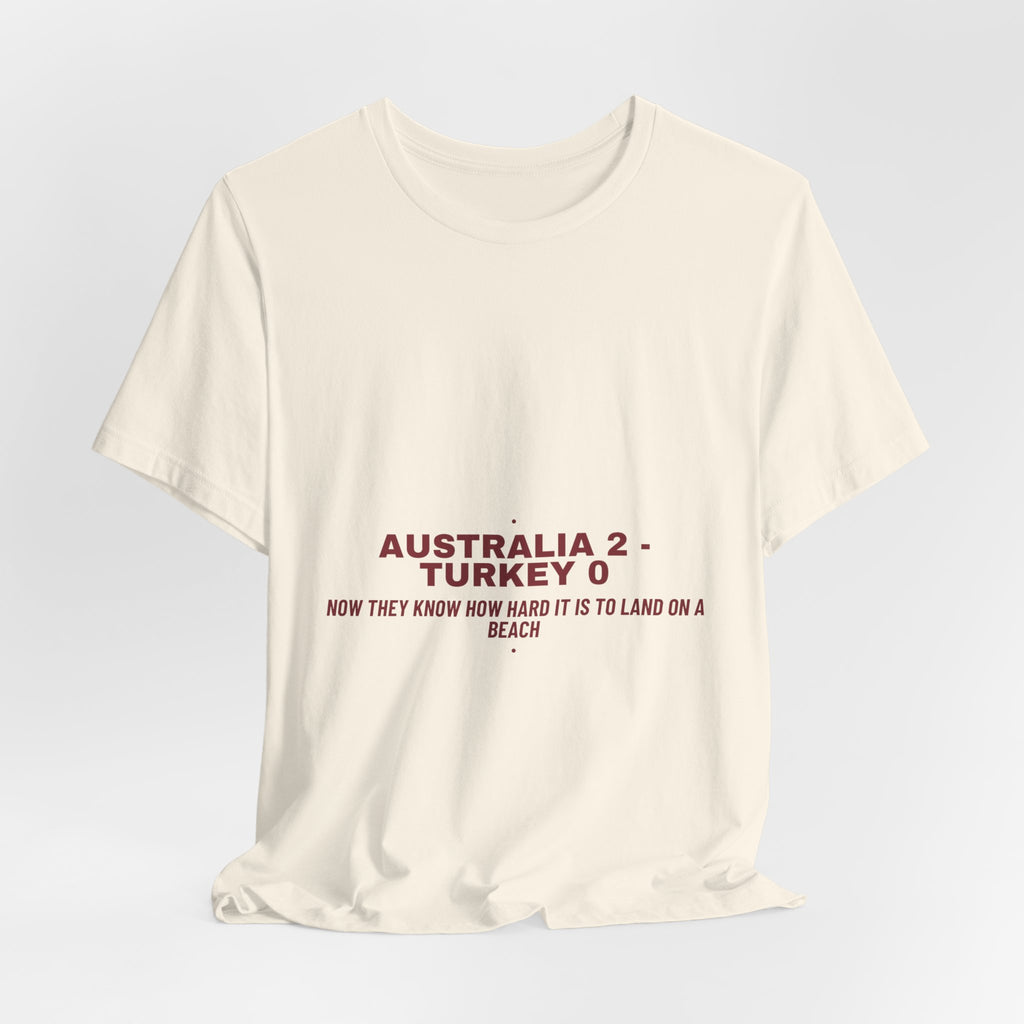 Australia 2 - Turkey 0 - Trendy Teez Funny Tee mockup