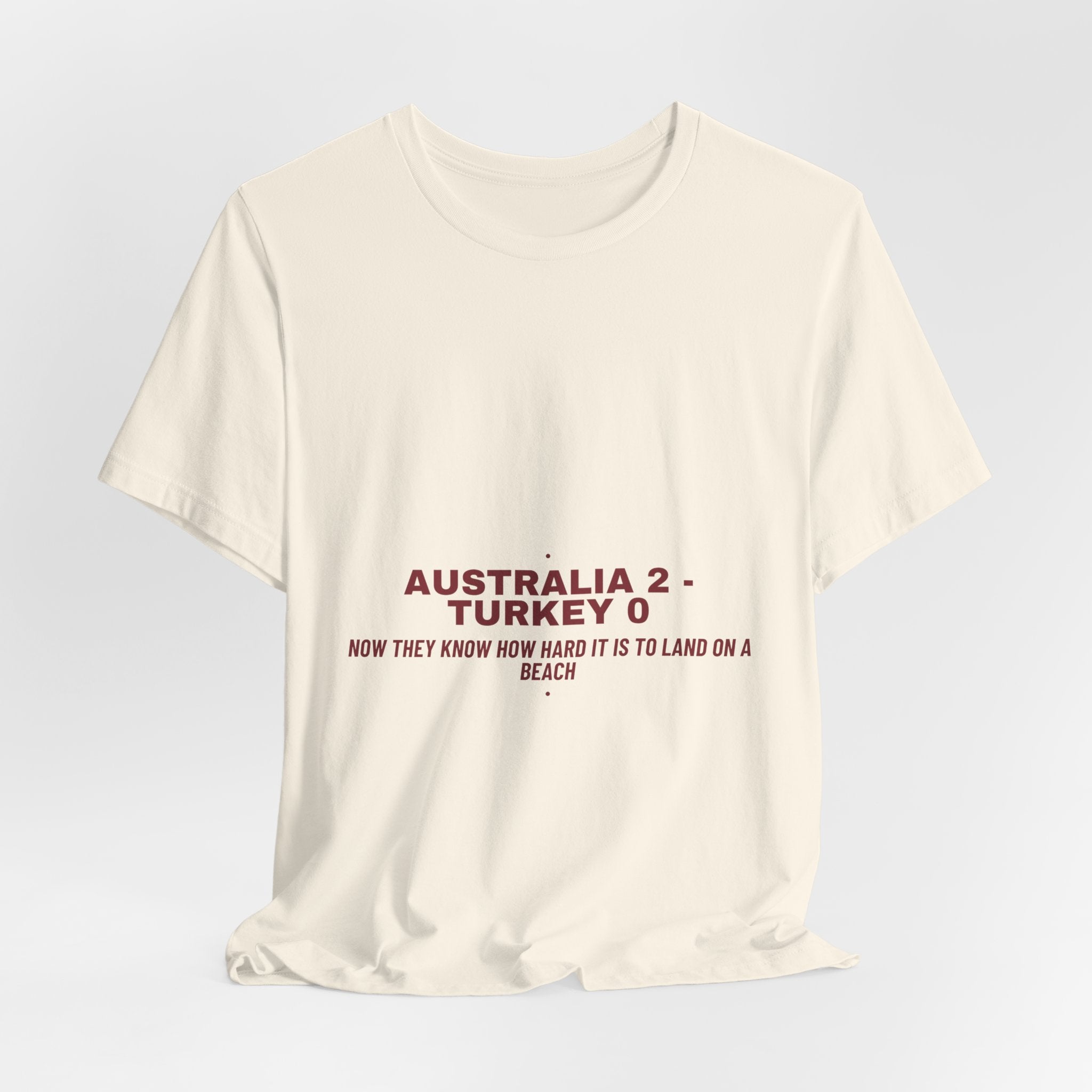 Australia 2 - Turkey 0 - Trendy Teez Funny Tee mockup
