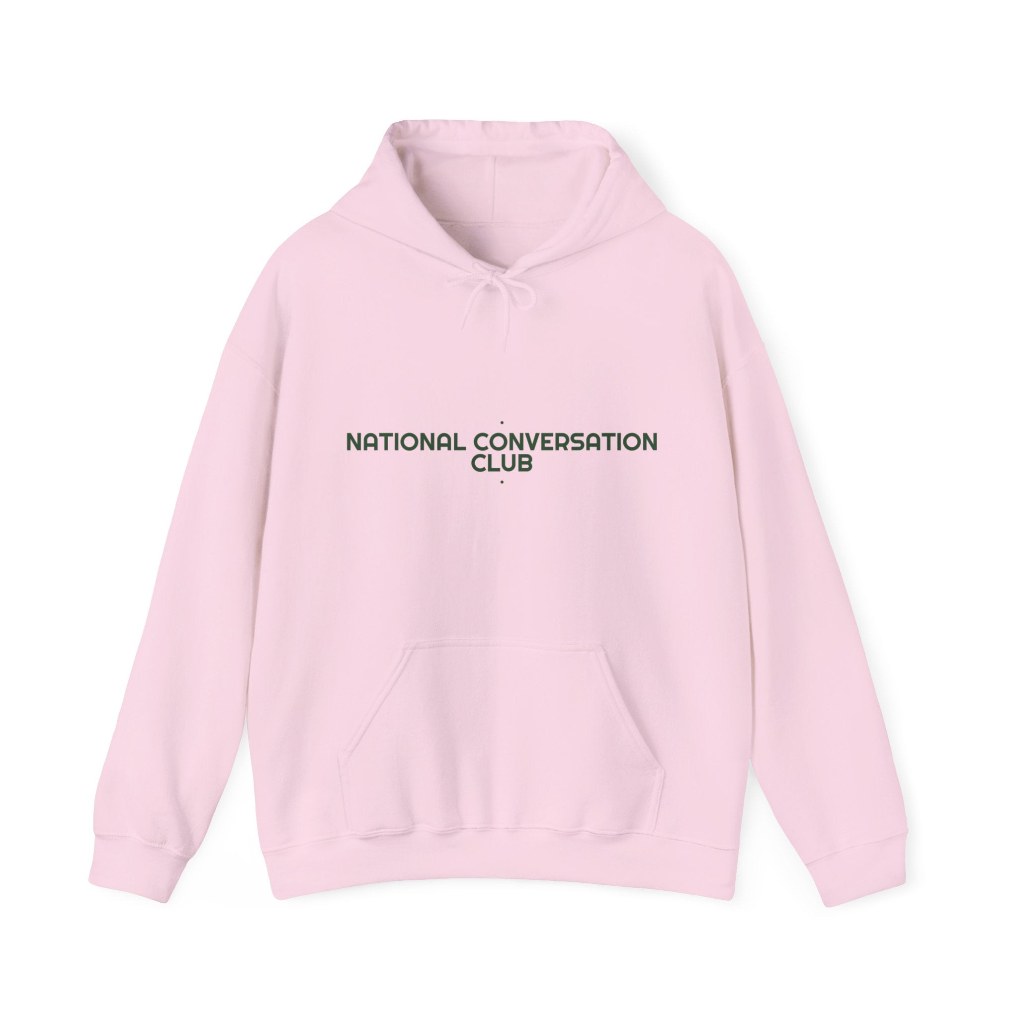 National Conversation Club - Trendy Teez Funny Hoodie mockup