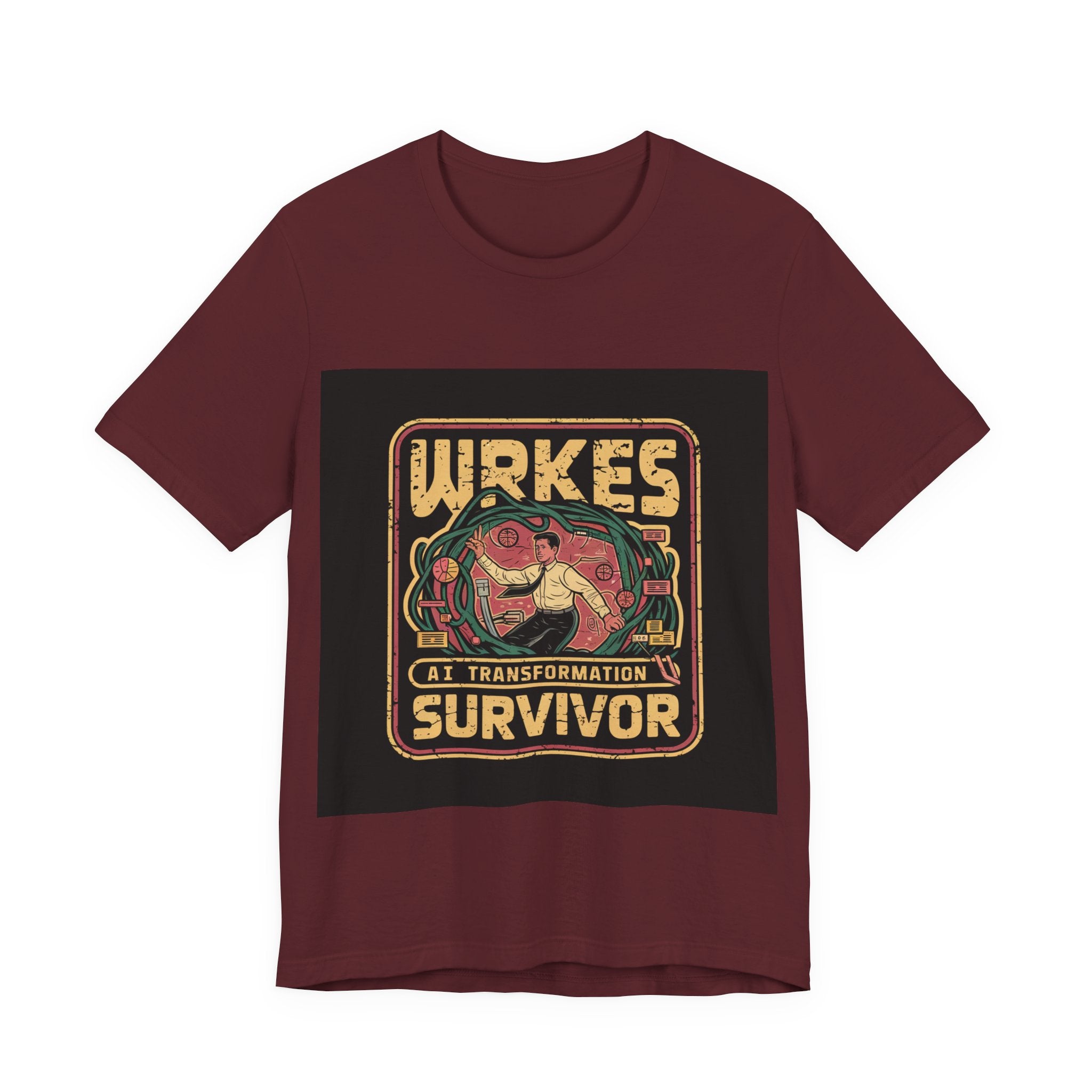 Ai Transformation Survivor - Trendy Teez Funny Tee mockup