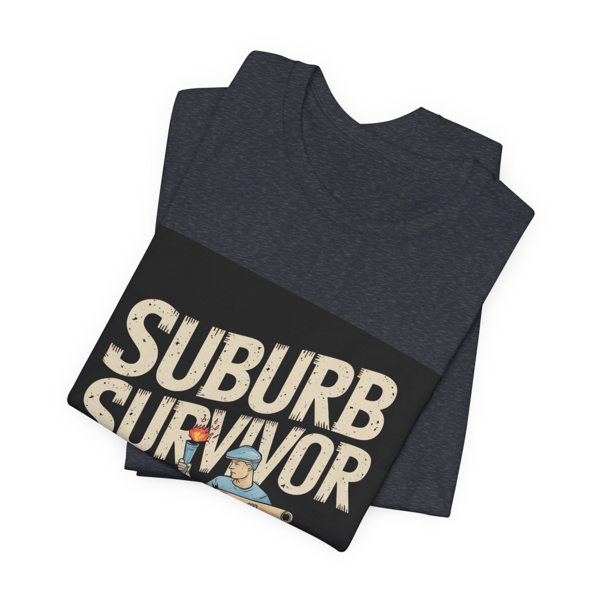 Suburb Survivor - Trendy Teez Funny Tee mockup