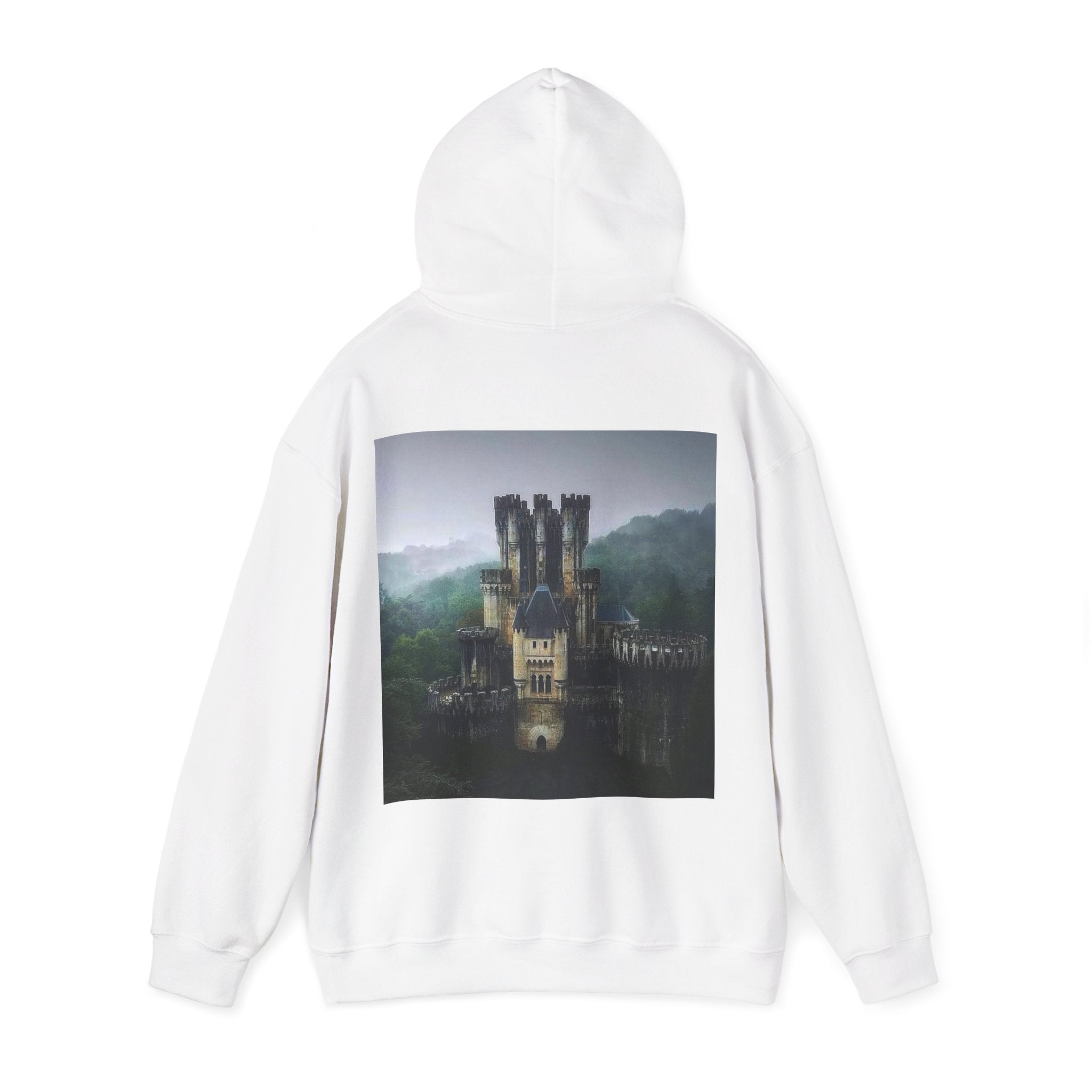 Butrón Castle (Gatika, Spain) — Hard Hoodie (Back Print)