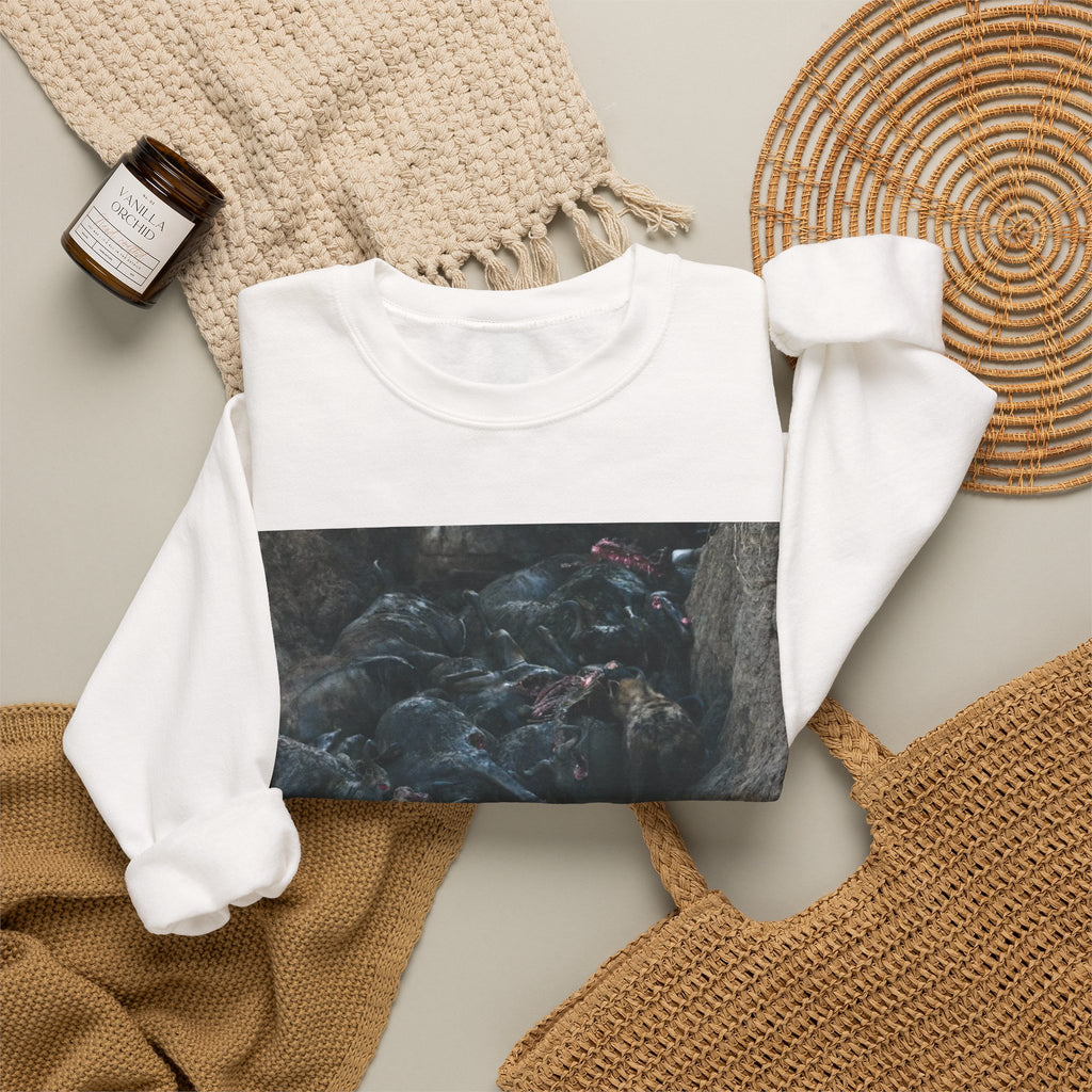 Feast / In The Surge To Cross The Mara River Th... — Hard Crewneck