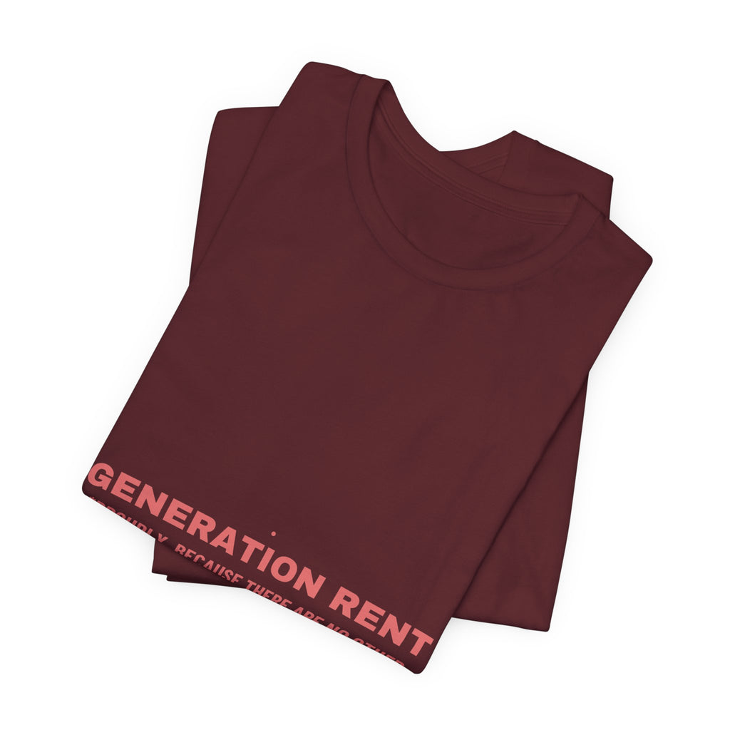 Generation Rent - Trendy Teez Funny Tee mockup