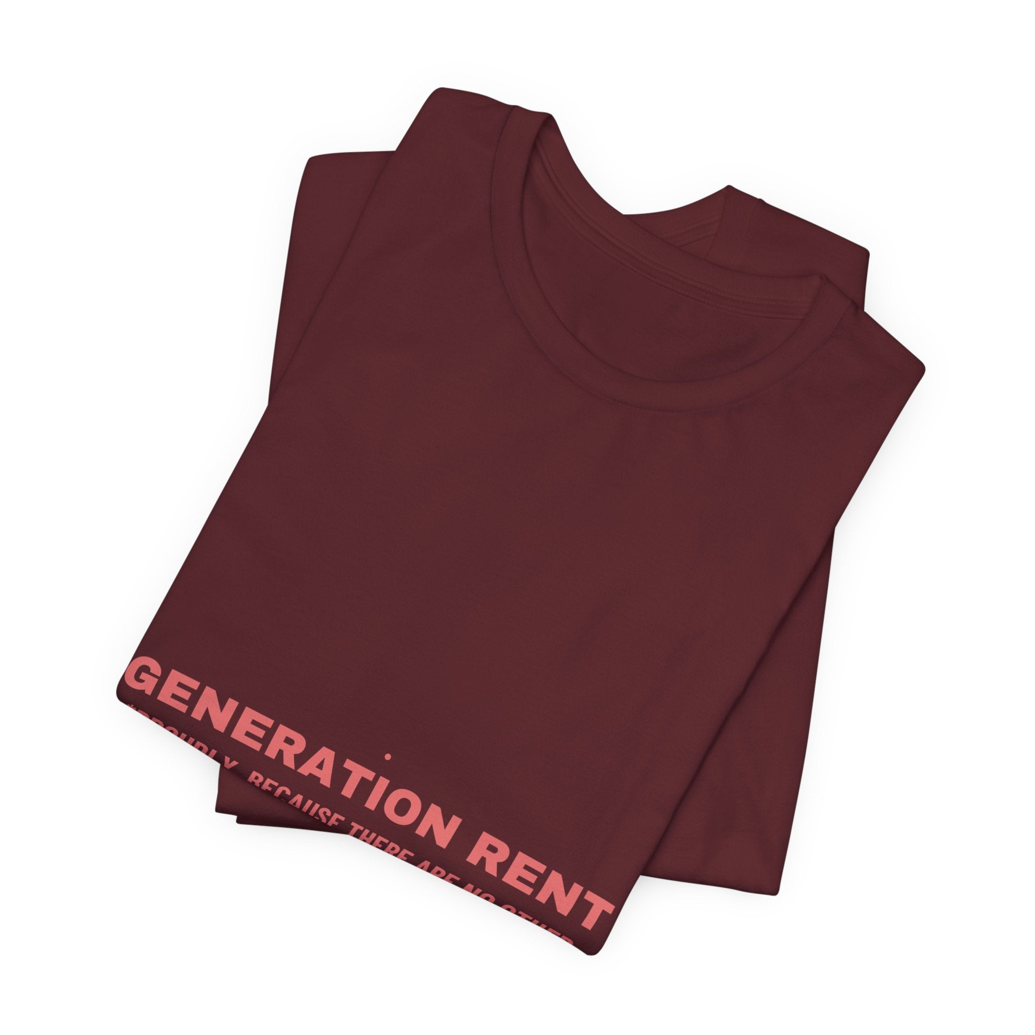 Generation Rent - Trendy Teez Funny Tee mockup