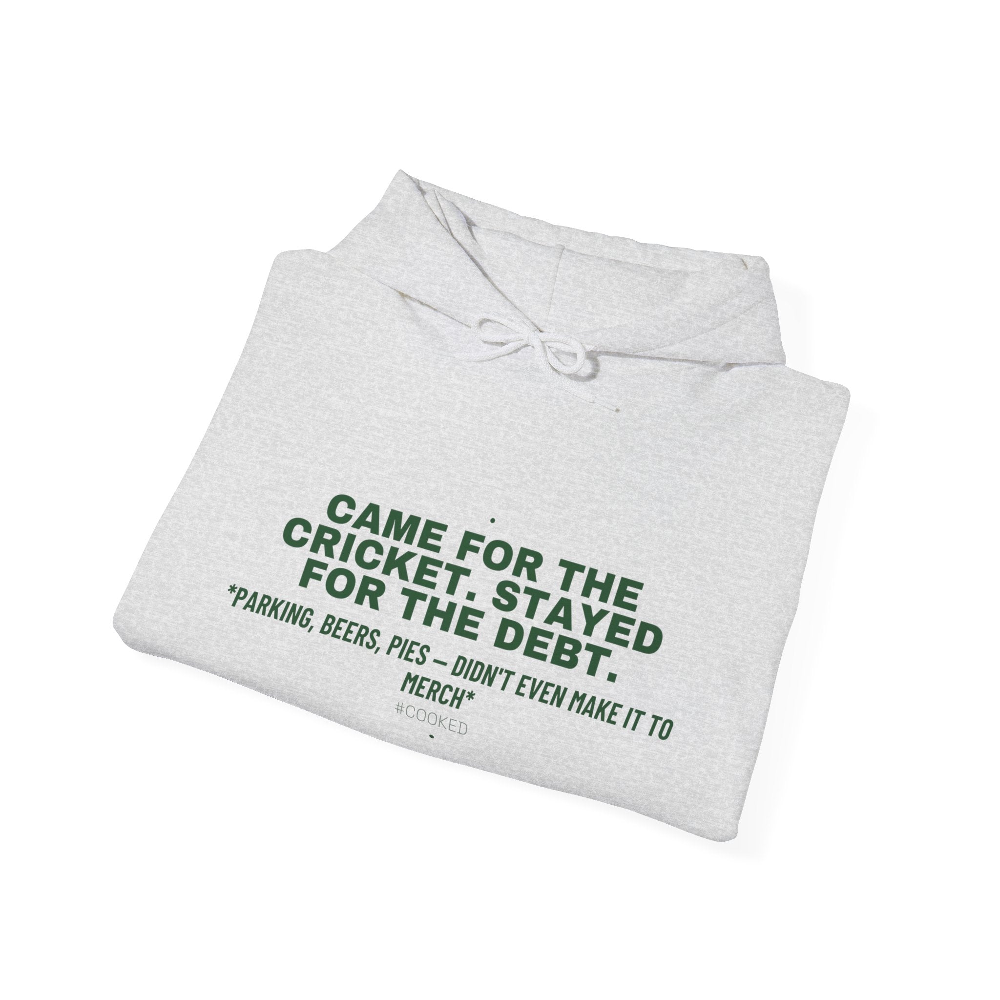 Came For The Cricket. Stayed For The Debt. - Trendy Teez Funny Hoodie mockup