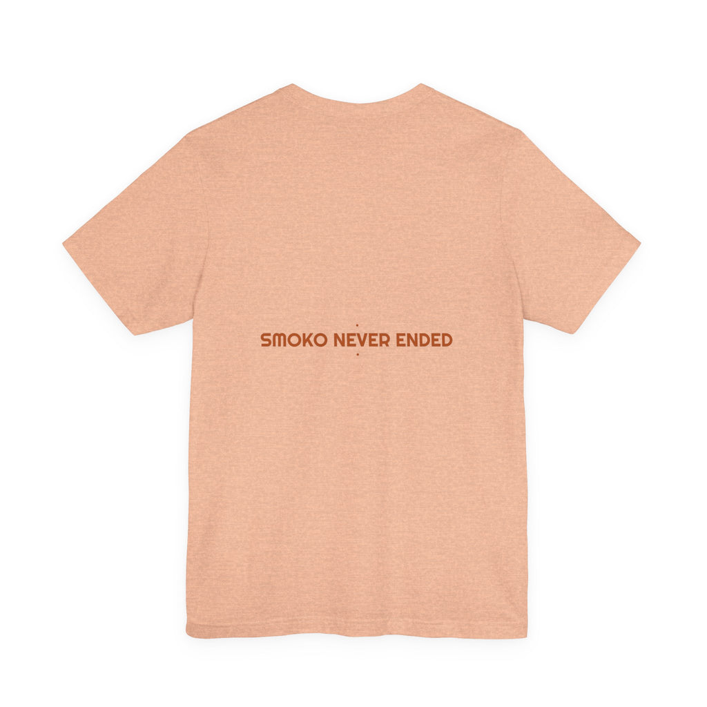 Smoko Never Ended - Trendy Teez Funny Tee (Back Print) mockup