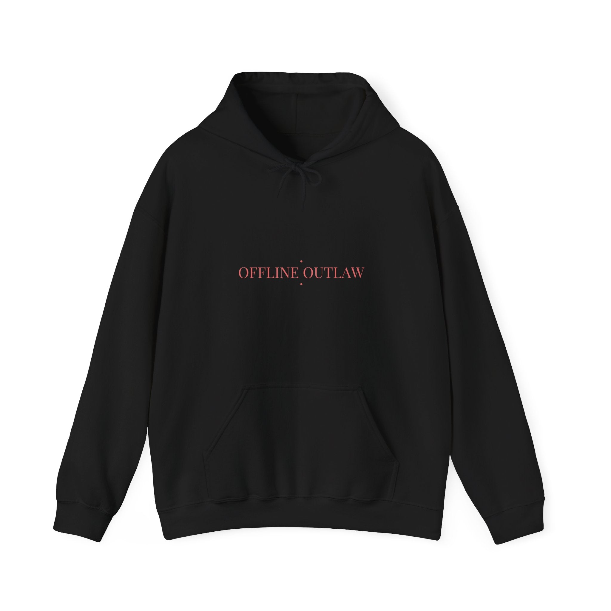 Offline Outlaw - Trendy Teez Funny Hoodie mockup
