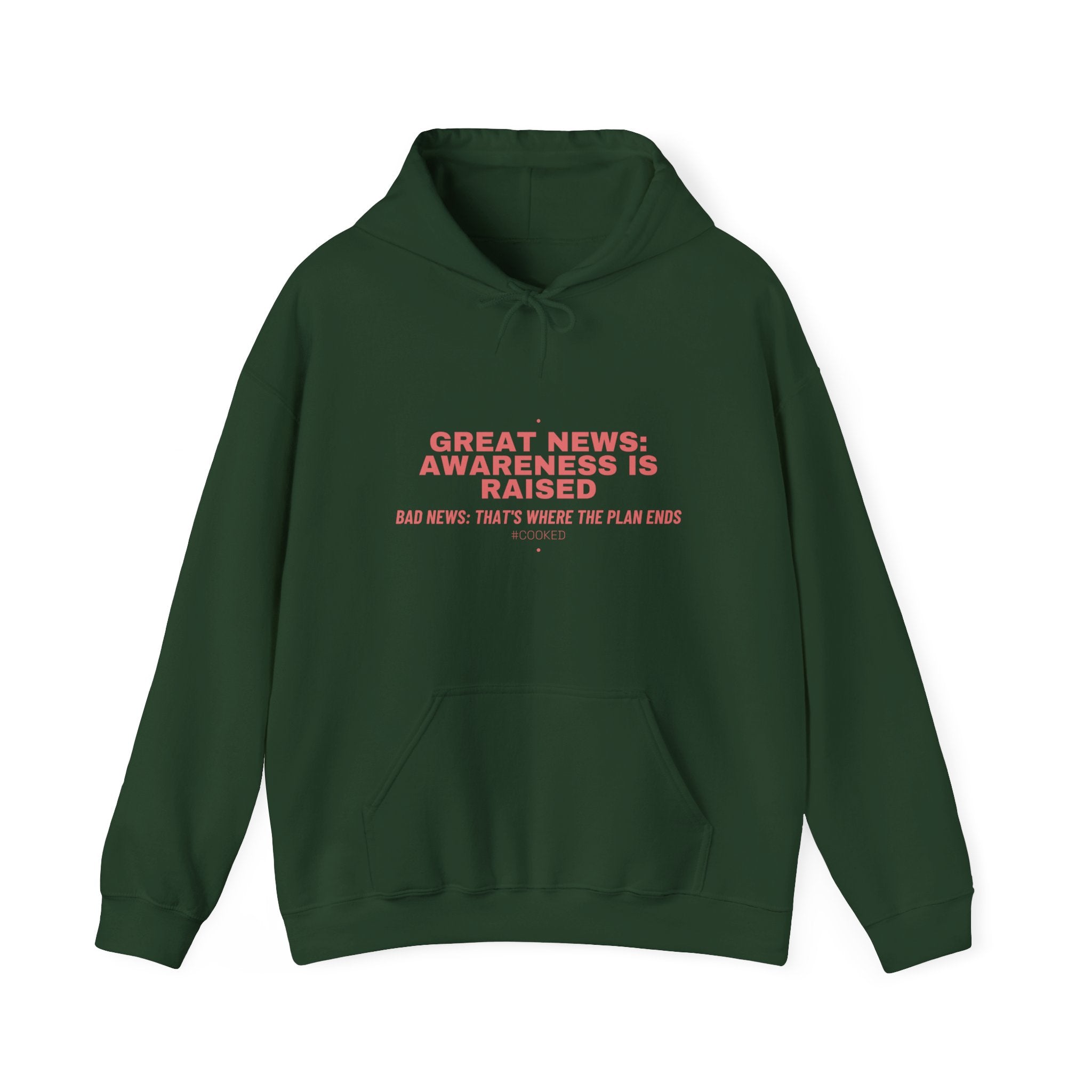 Great News: Awareness Is Raised - Trendy Teez Funny Hoodie mockup