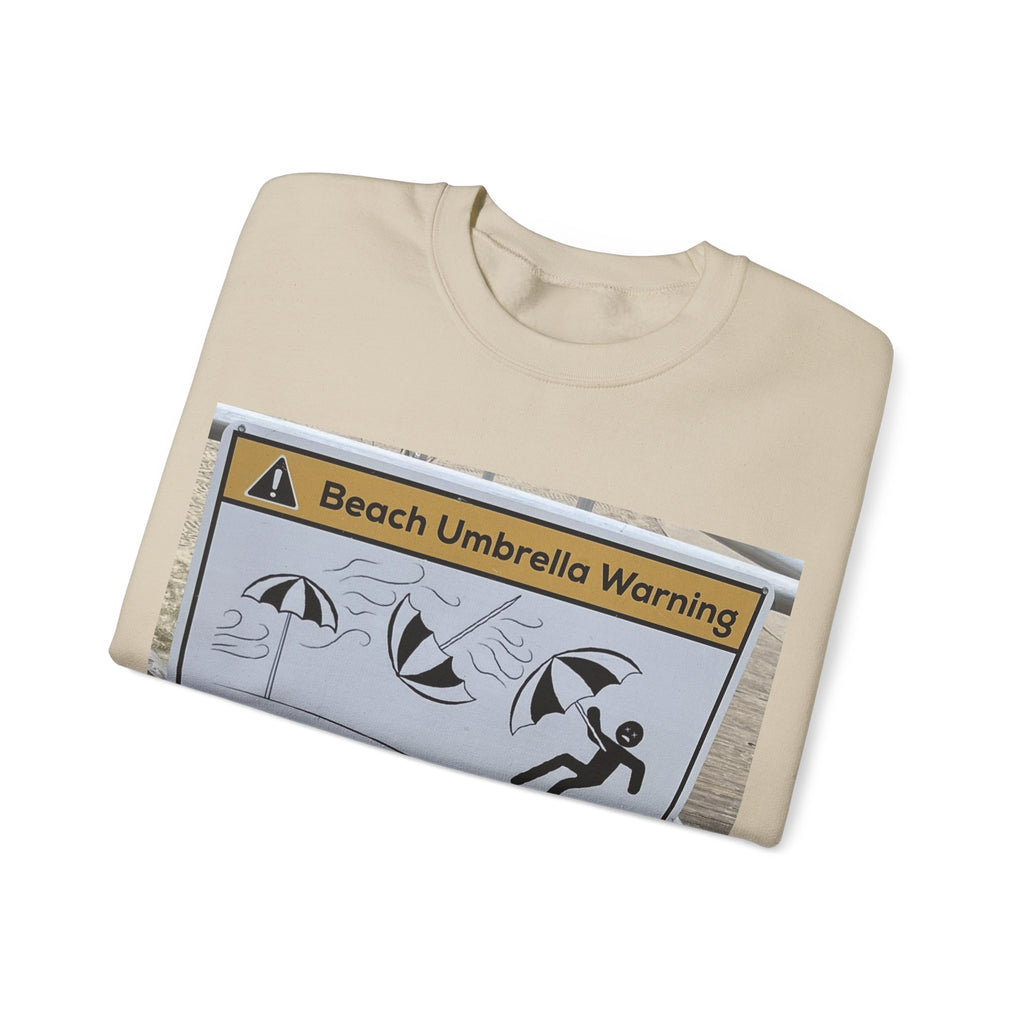Flying Beach Umbrellas (Ocean City, Nj) — Hard Crewneck