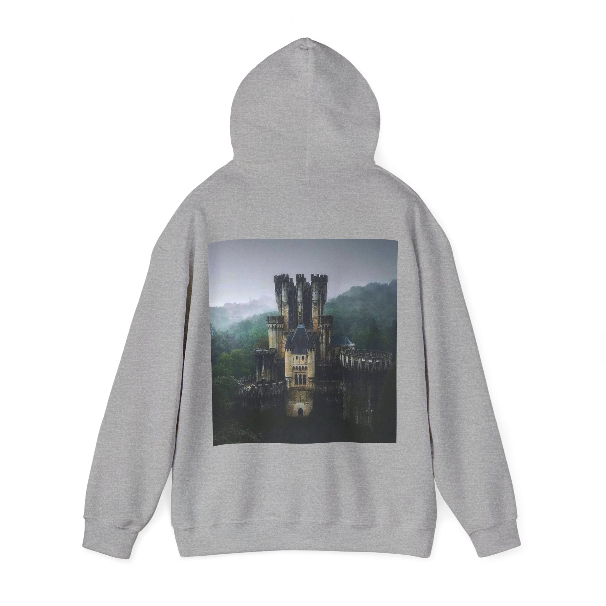 Butrón Castle (Gatika, Spain) — Hard Hoodie (Back Print)