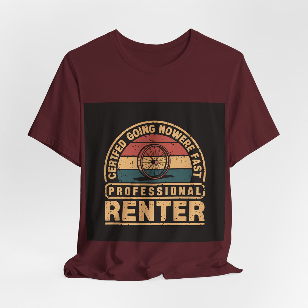 Professional Renter - Trendy Teez Funny Tee mockup