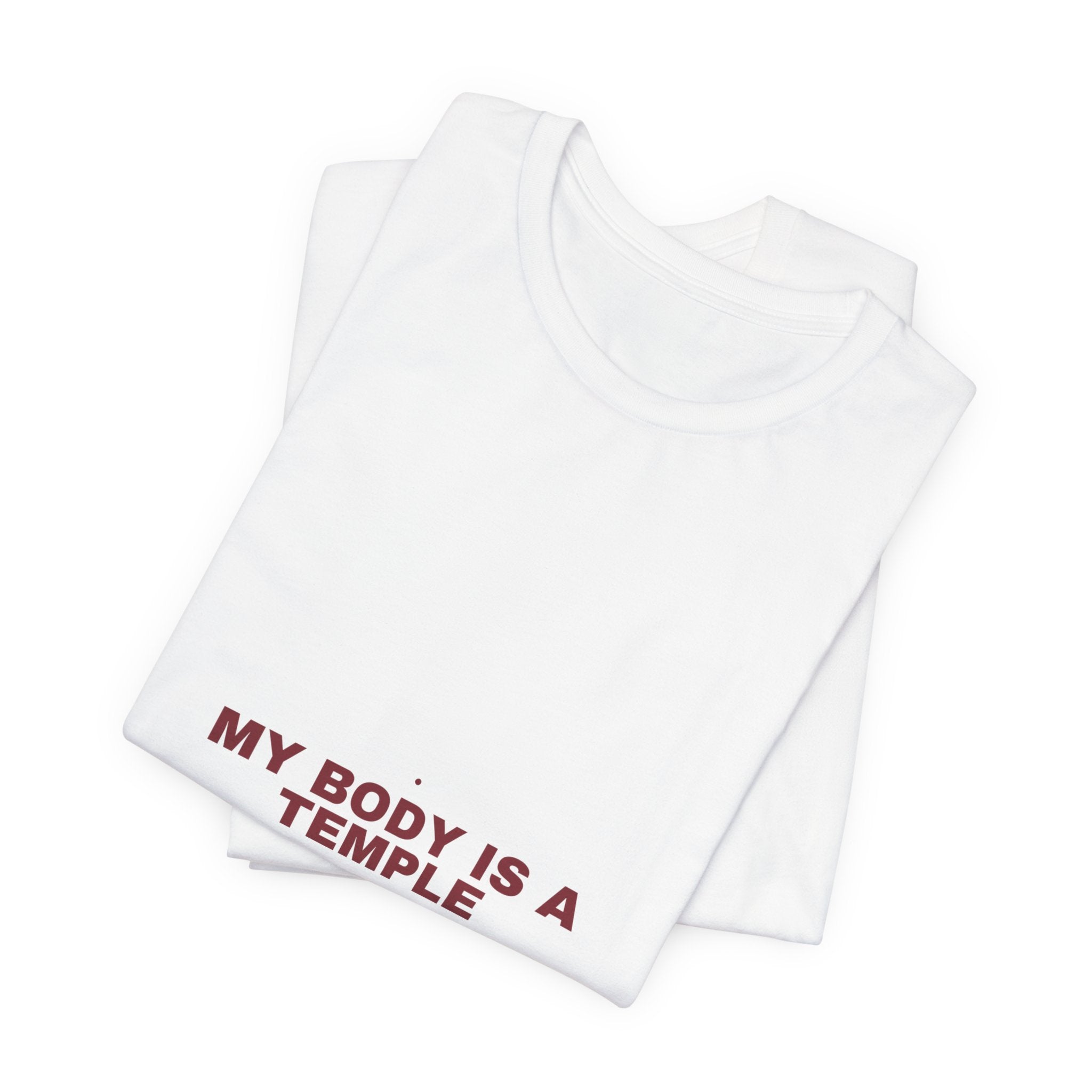 My Body Is A Temple - Trendy Teez Funny Tee mockup