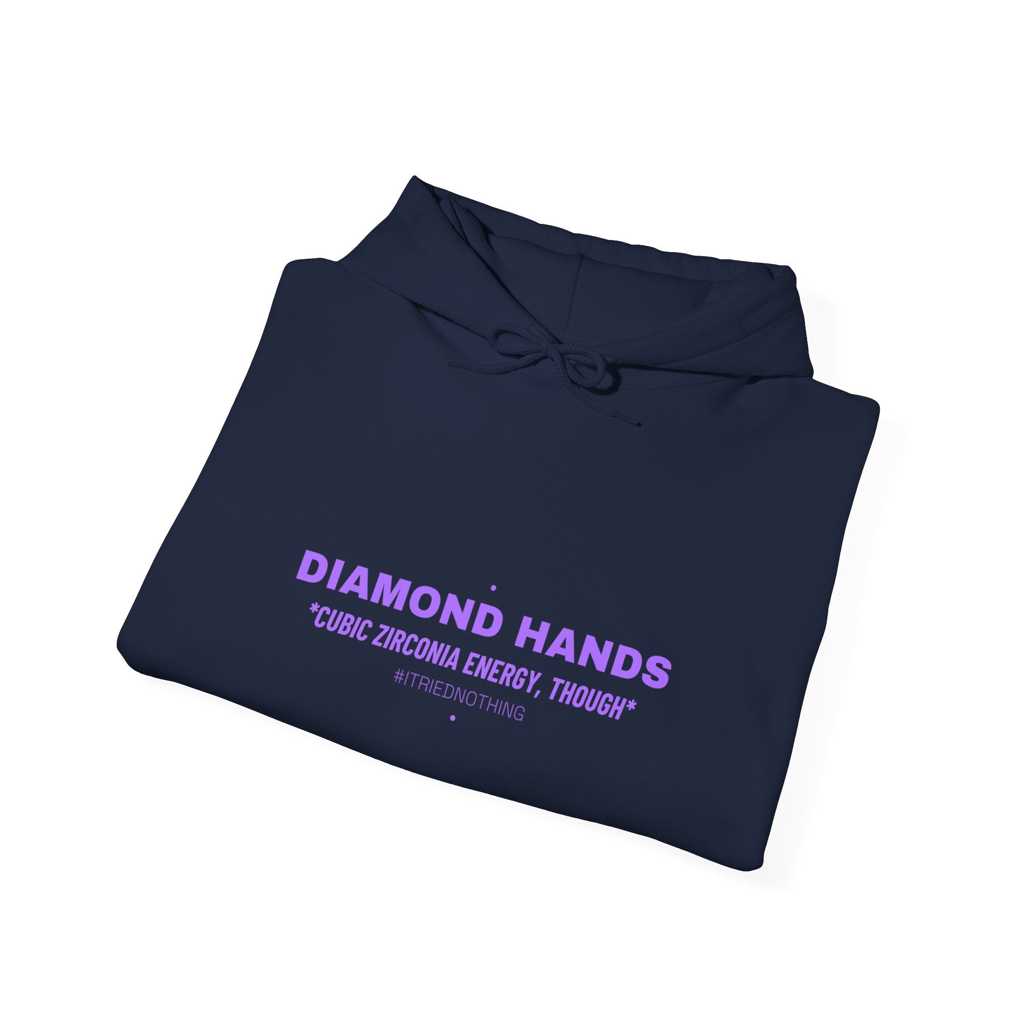 Diamond Hands - Trendy Teez Funny Hoodie mockup