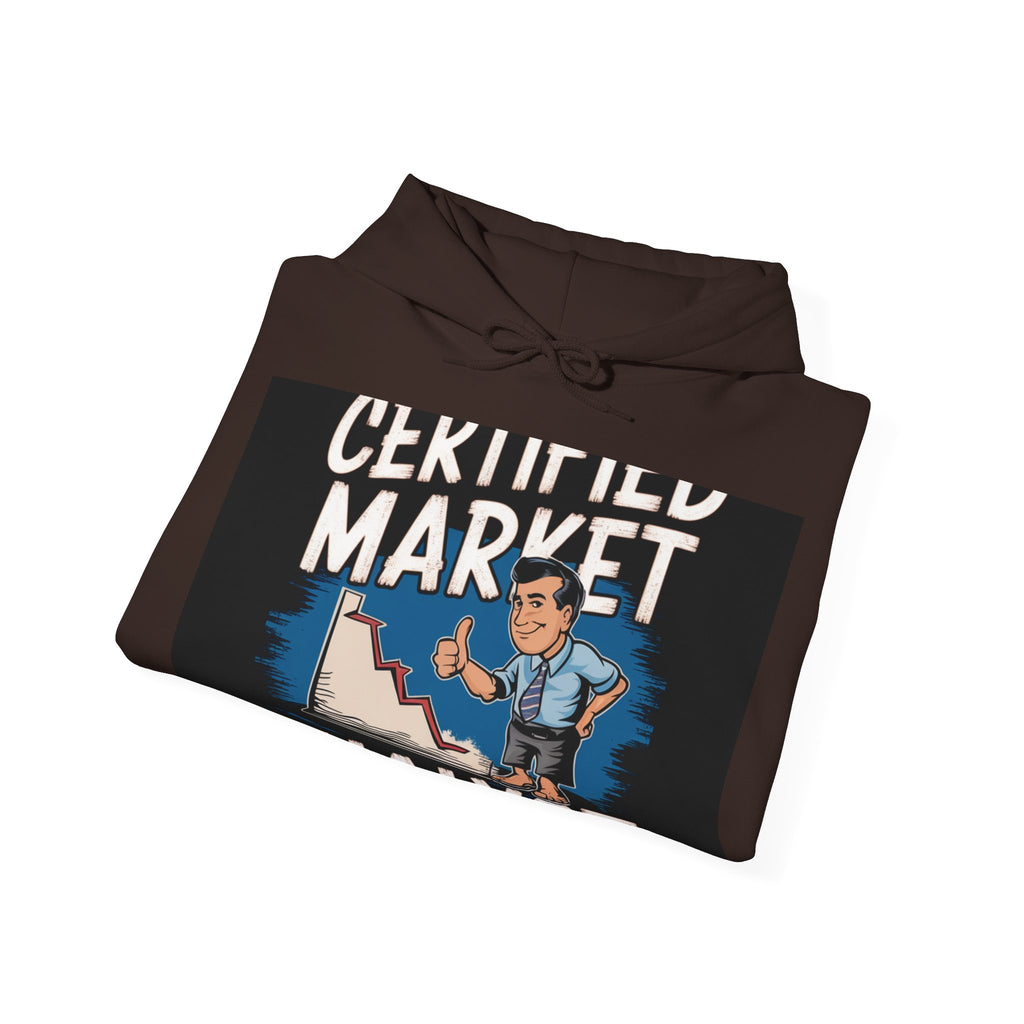 Certified Market Analyst - Trendy Teez Funny Hoodie mockup