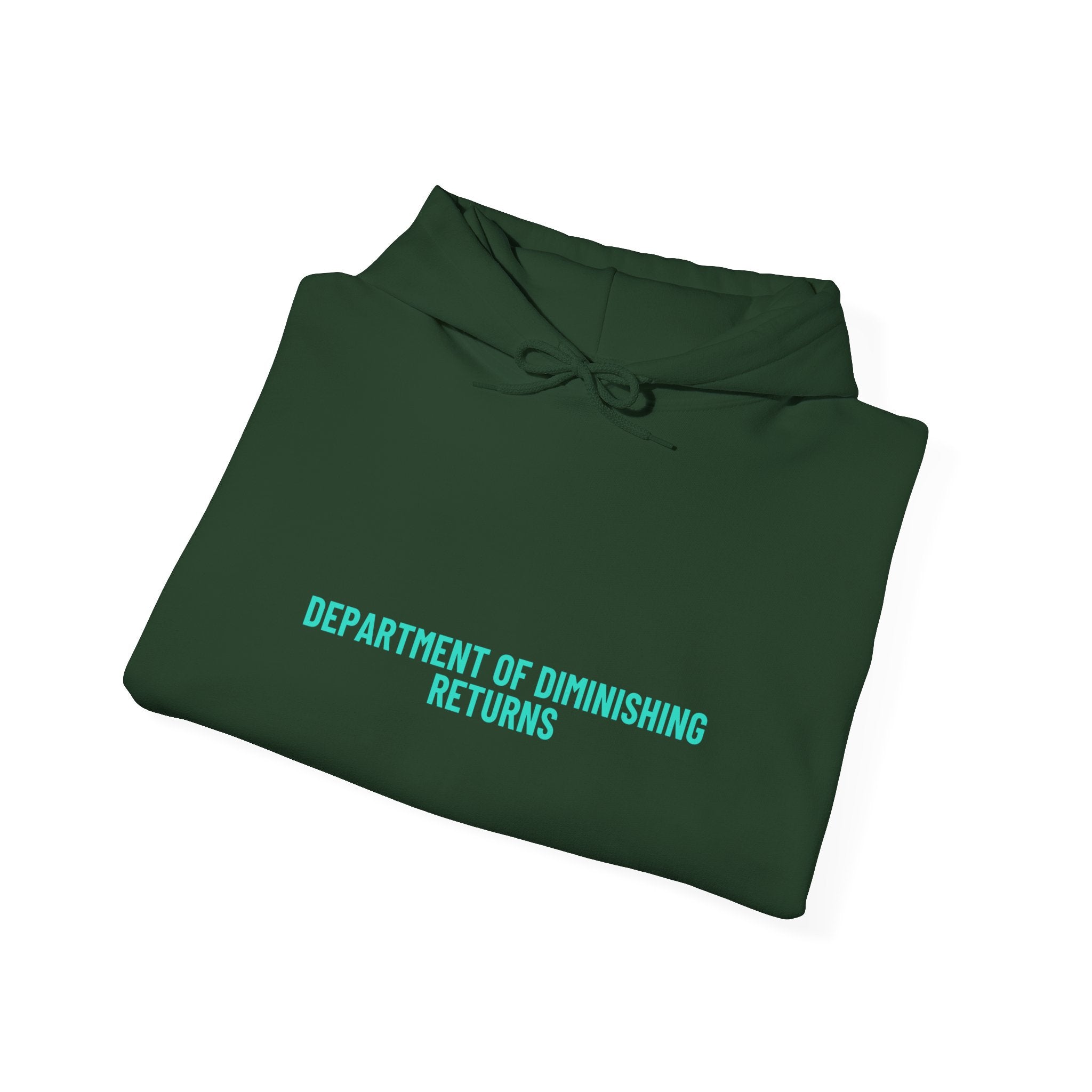 Department Of Diminishing Returns - Trendy Teez Funny Hoodie mockup