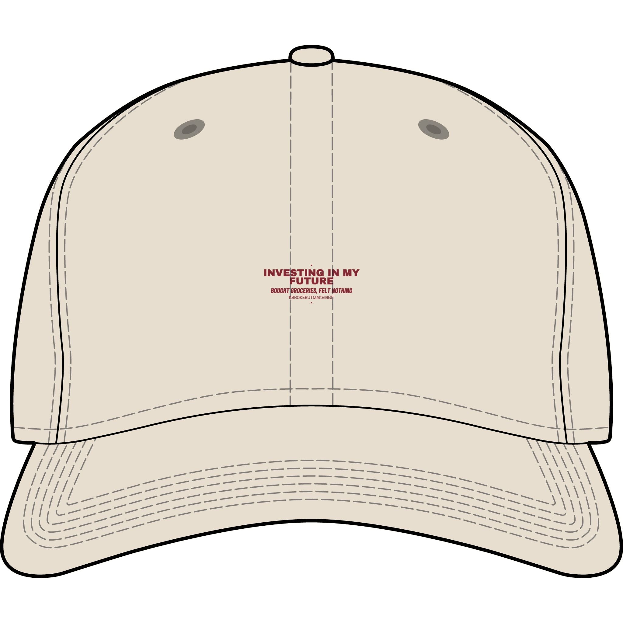 Investing In My Future - Trendy Teez Funny Cap mockup