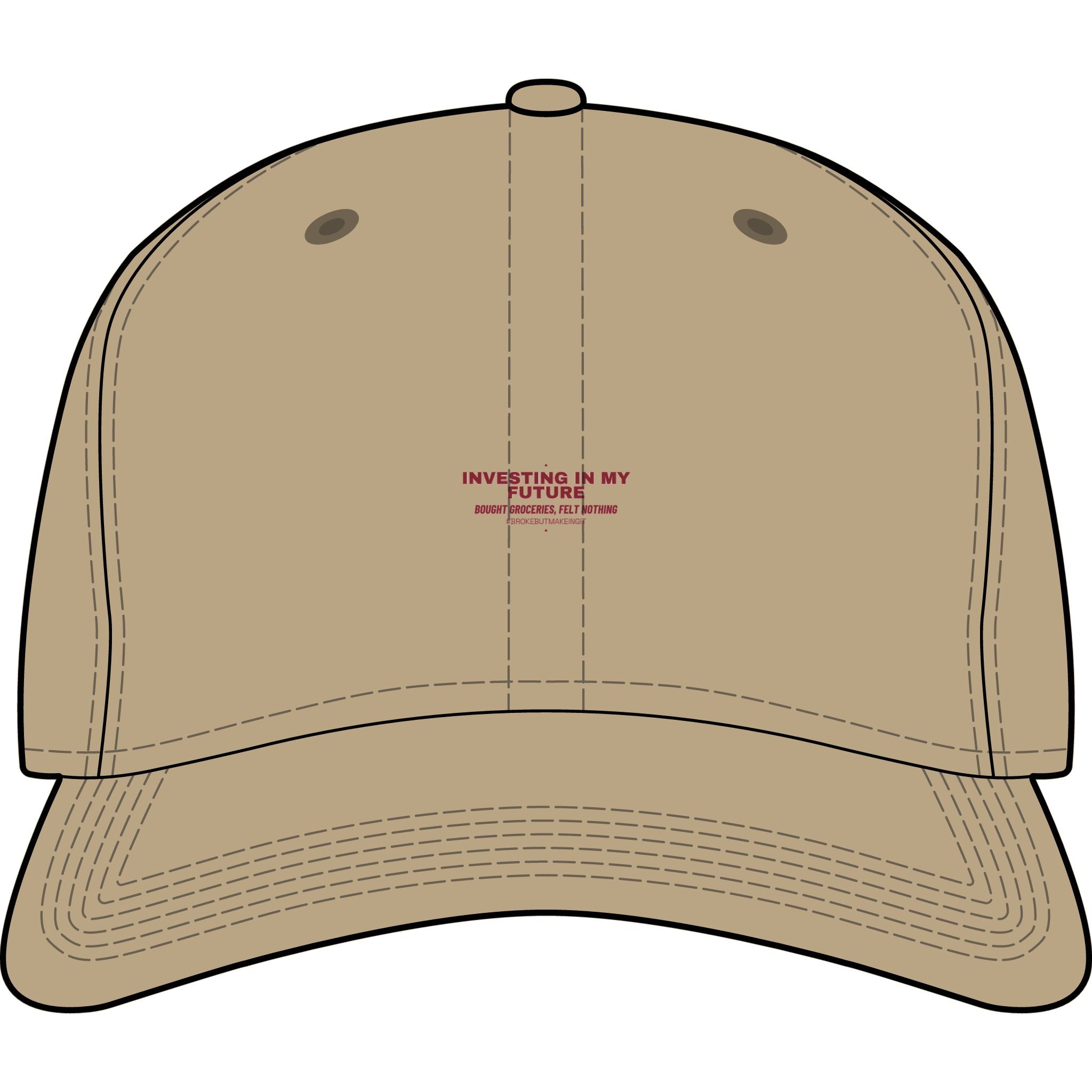 Investing In My Future - Trendy Teez Funny Cap mockup