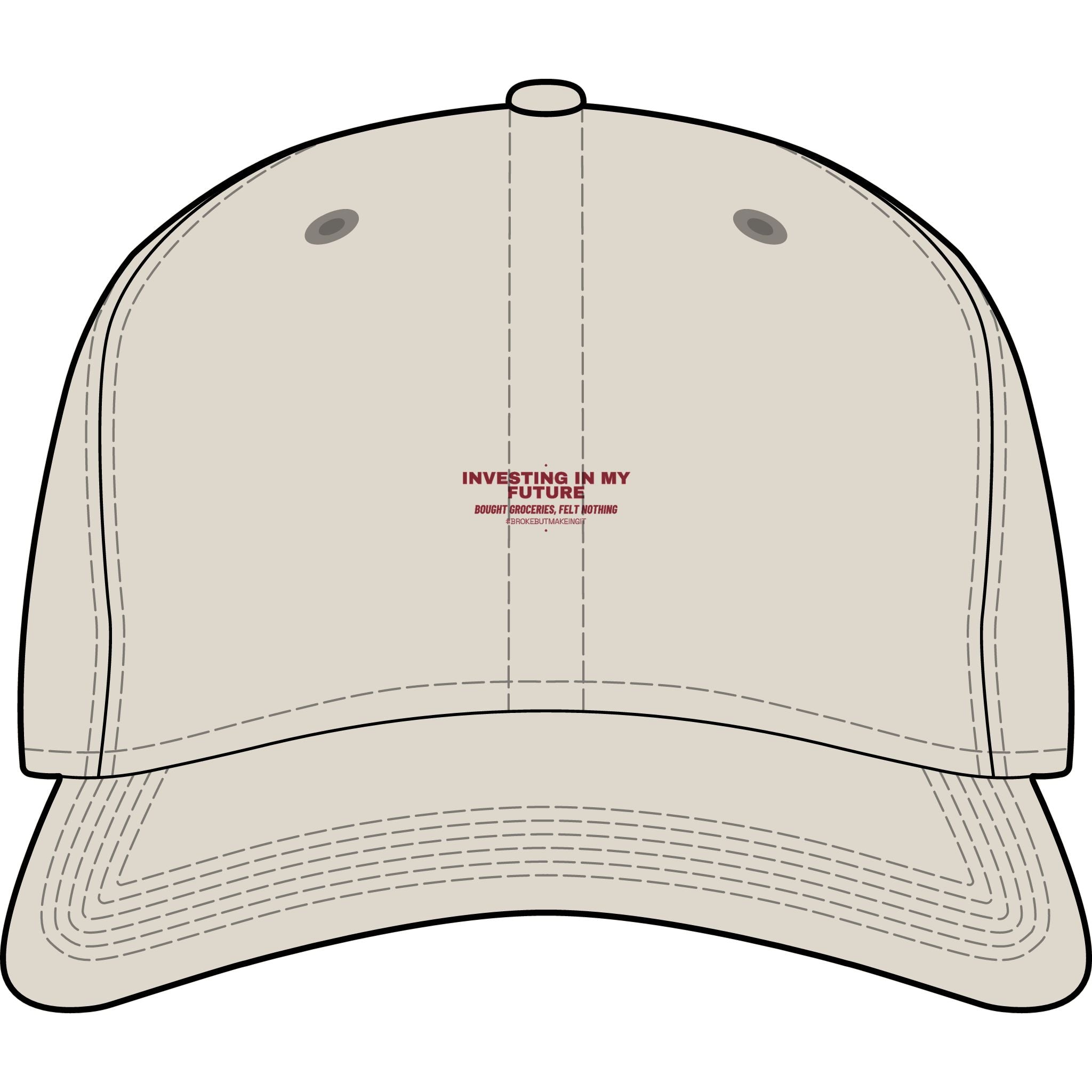 Investing In My Future - Trendy Teez Funny Cap mockup