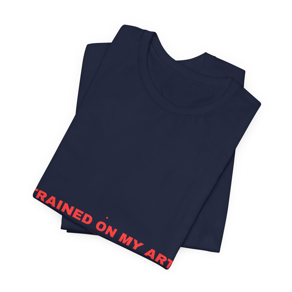 Trained On My Art - Trendy Teez Funny Tee mockup
