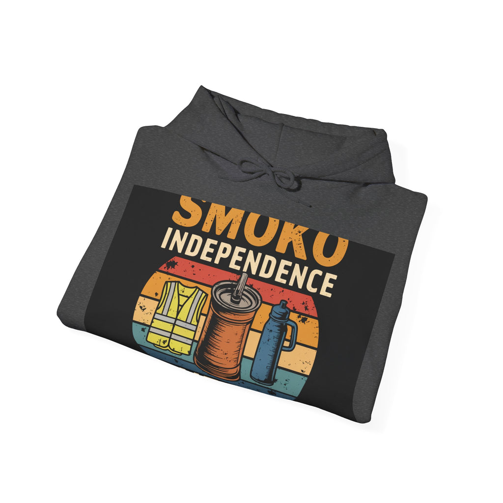 Smoko Independence Movement - Trendy Teez Funny Hoodie mockup