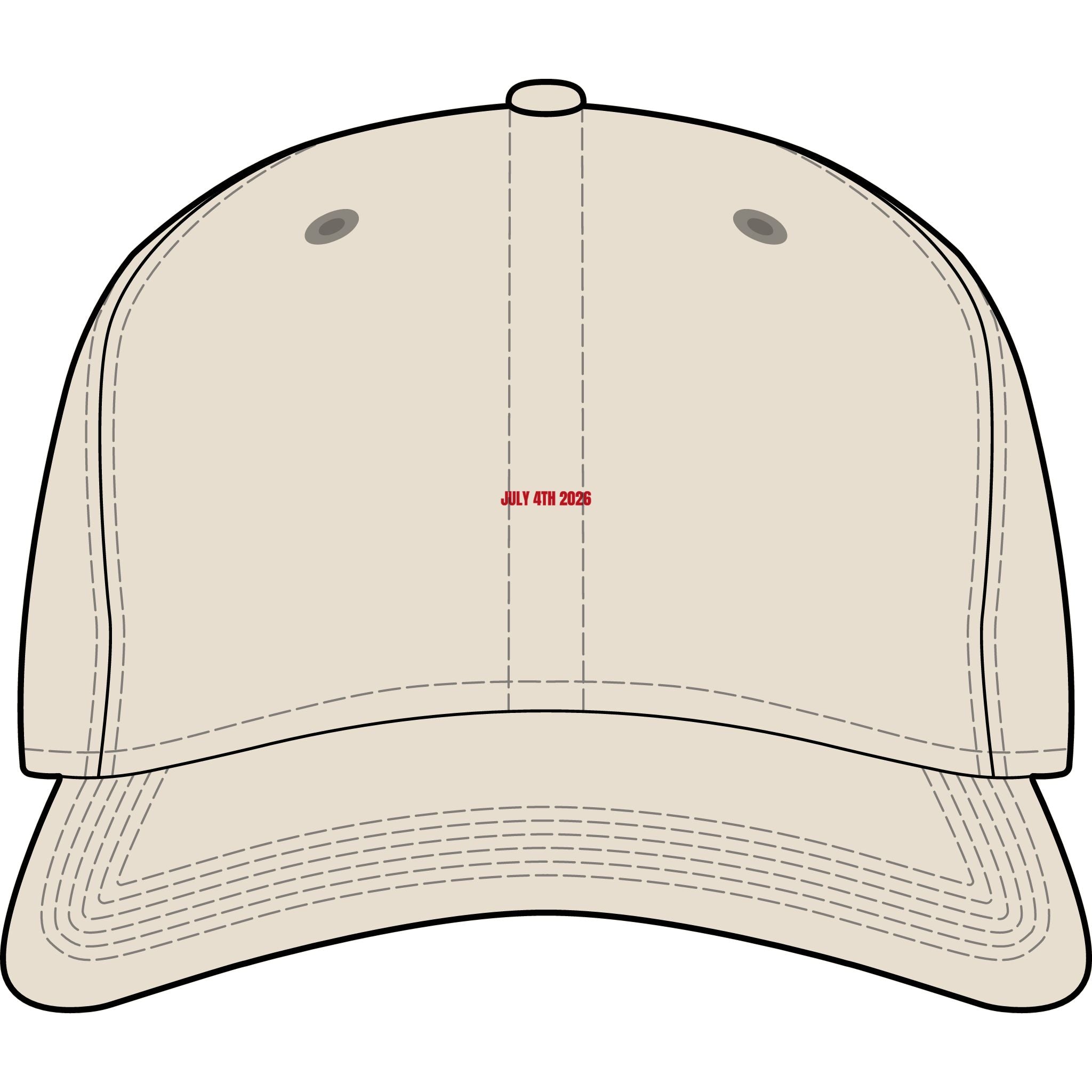 July 4Th 2026 - Trendy Teez Funny Cap mockup