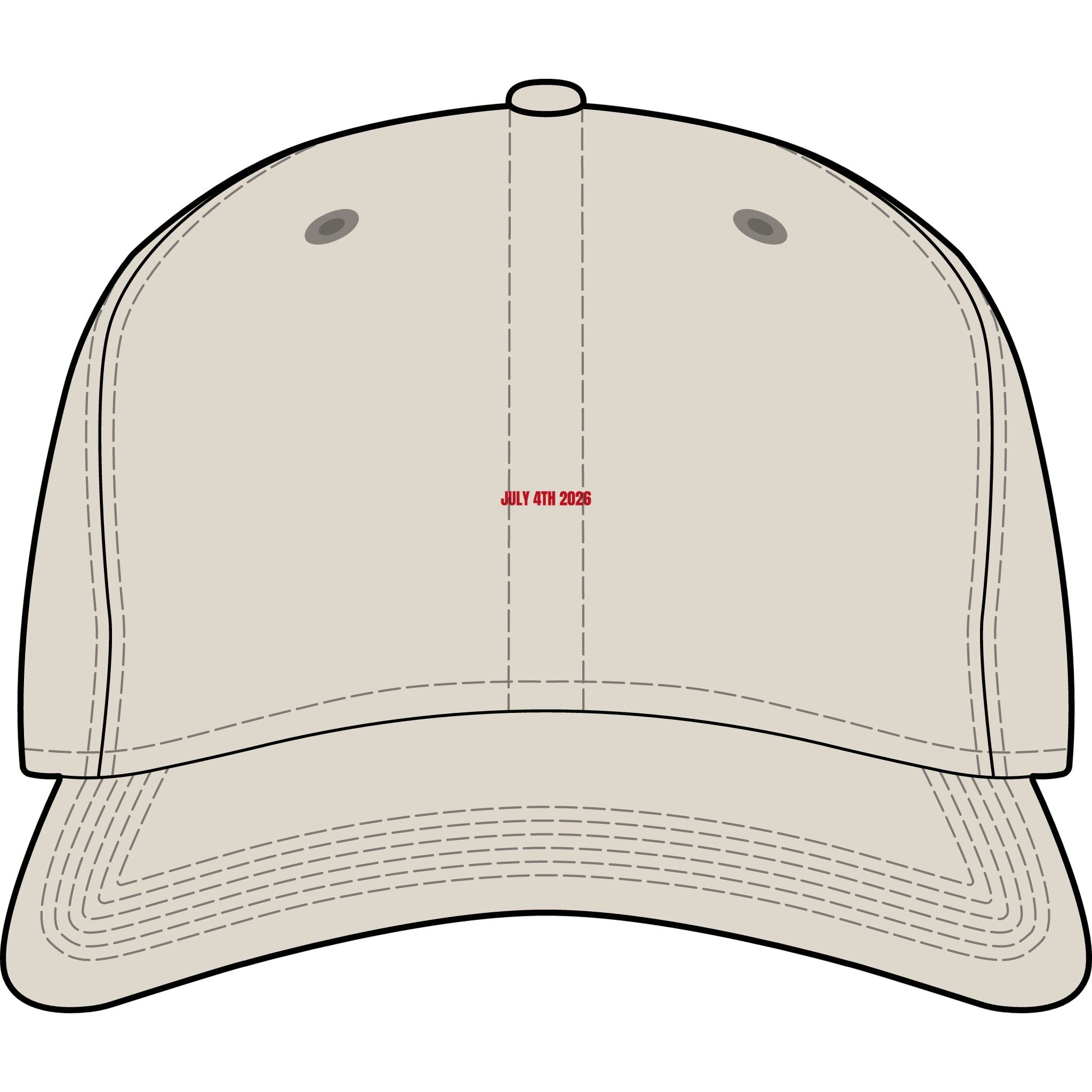 July 4Th 2026 - Trendy Teez Funny Cap mockup