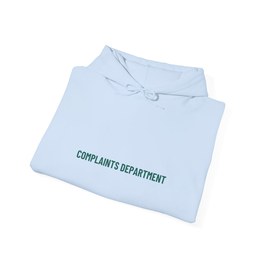 Complaints Department - Trendy Teez Funny Hoodie mockup